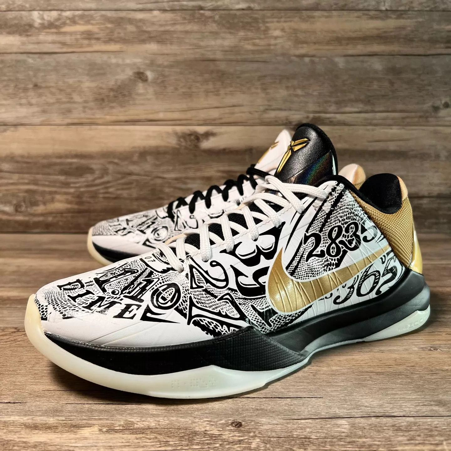 Nike Nike Zoom Kobe 5 Big Stage Black/Gold 43 Size US 10 / EU 43 - 1 Thumbnail