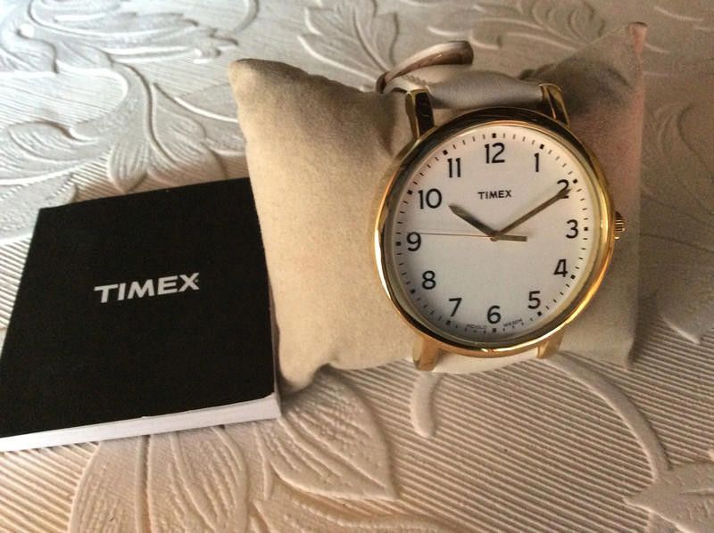 Timex Timex ladies white dial leather strap watch Size ONE SIZE - 5 Thumbnail