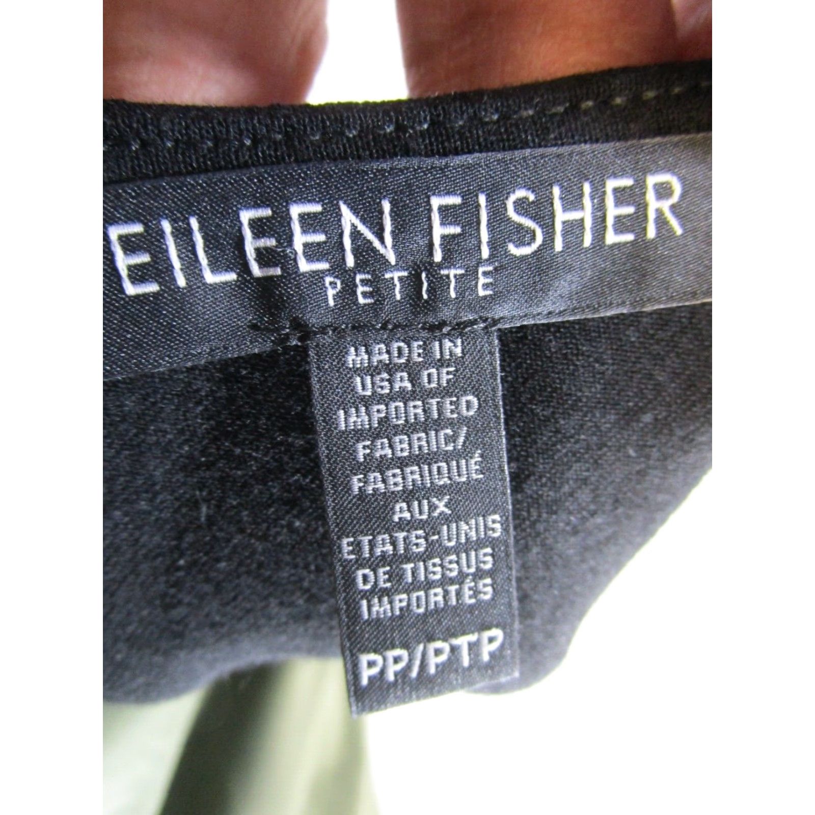 Eileen Fisher VINTAGE Eiieen Fisher Dress Womens Petite Pp Black Size XS / US 0-2 / IT 36-38 - 3 Thumbnail