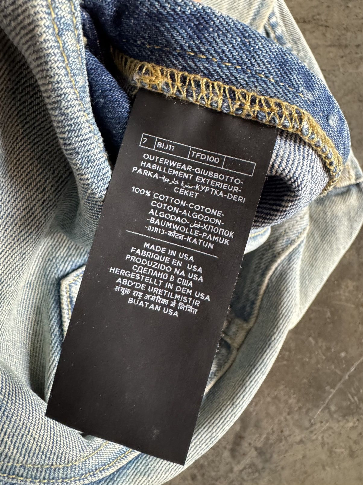 Tom Ford TOM FORD fitted Denim jacket light was Size US M / EU 48-50 / 2 - 6 Thumbnail