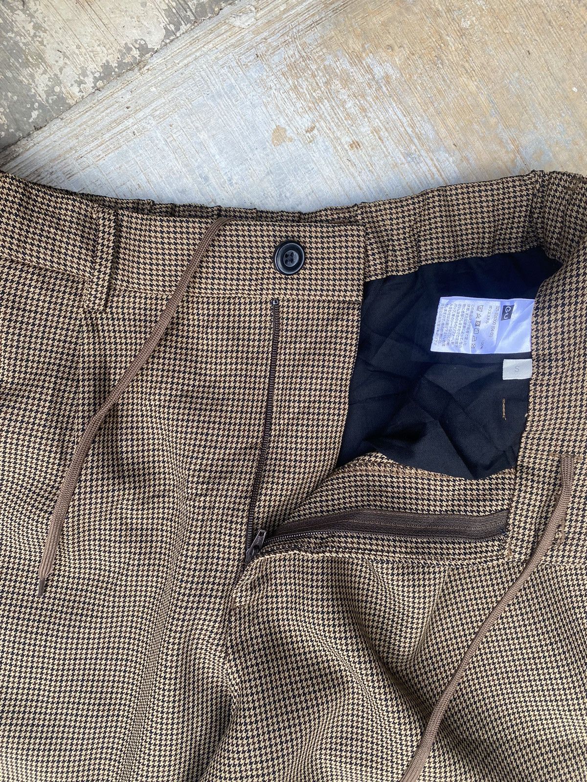 GU GU Houndstooth Trouser Pants Size US 28 / EU 44 - 4 Thumbnail