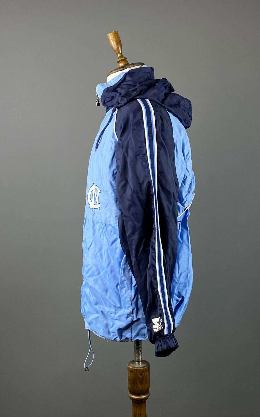 Starter Vintage Starter Carolina Tar Heels Full Zip Jacket Size L Size US L / EU 52-54 / 3 - 5 Thumbnail