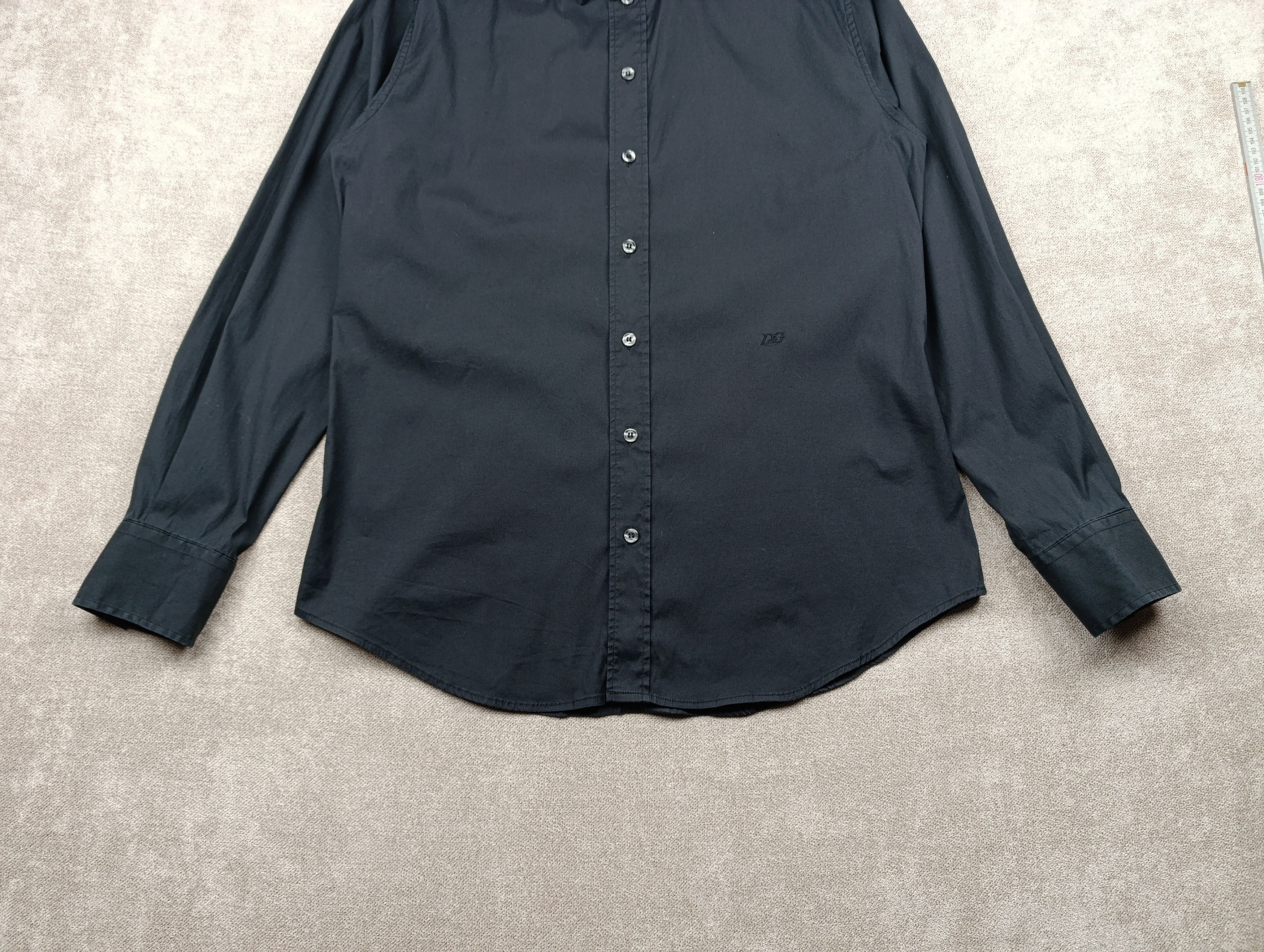 Dolce & Gabbana DOLCE & GABBANA VINTAGE D&G SLIM BLACK SHIRT BUTTON UP MINI Size US M / EU 48-50 / 2 - 4 Thumbnail