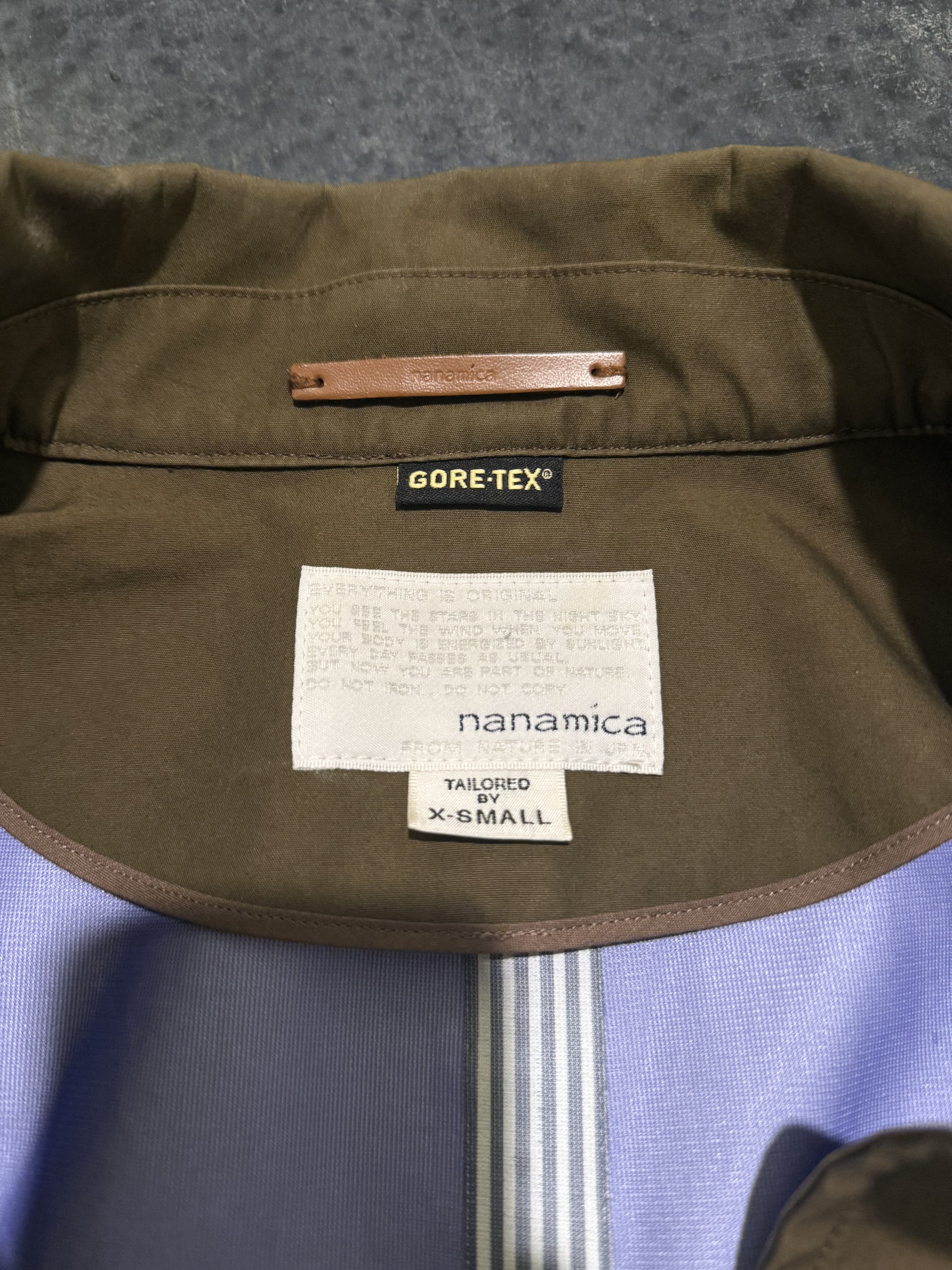 Nanamica Soutien Coat 2L Gore-Tex - Brown Size US XS / EU 42 / 0 - 9 Thumbnail