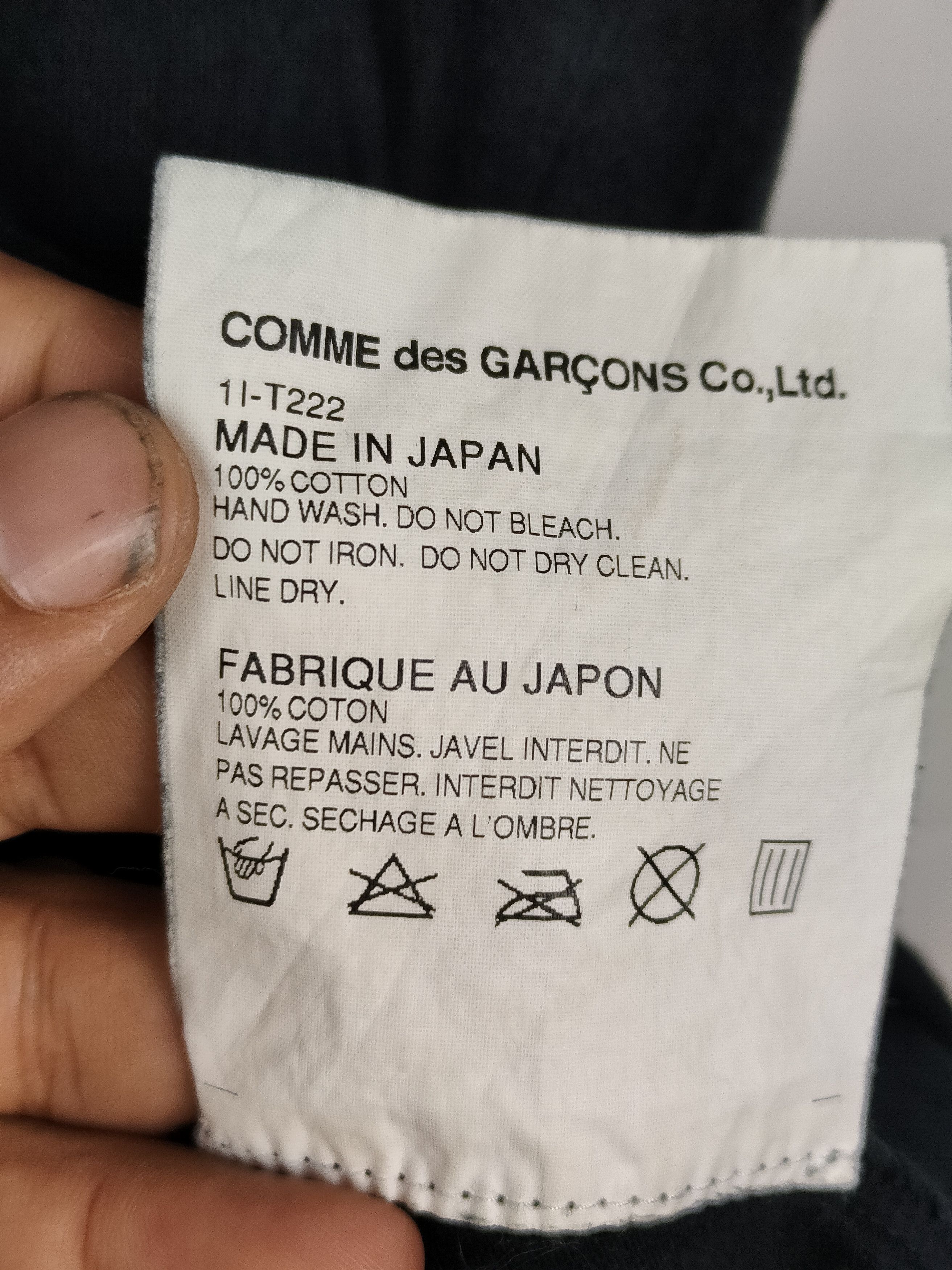 Comme des Garcons Black Comme des Garçons Ad2011 Printed Shirt Size US S / EU 44-46 / 1 - 5 Thumbnail