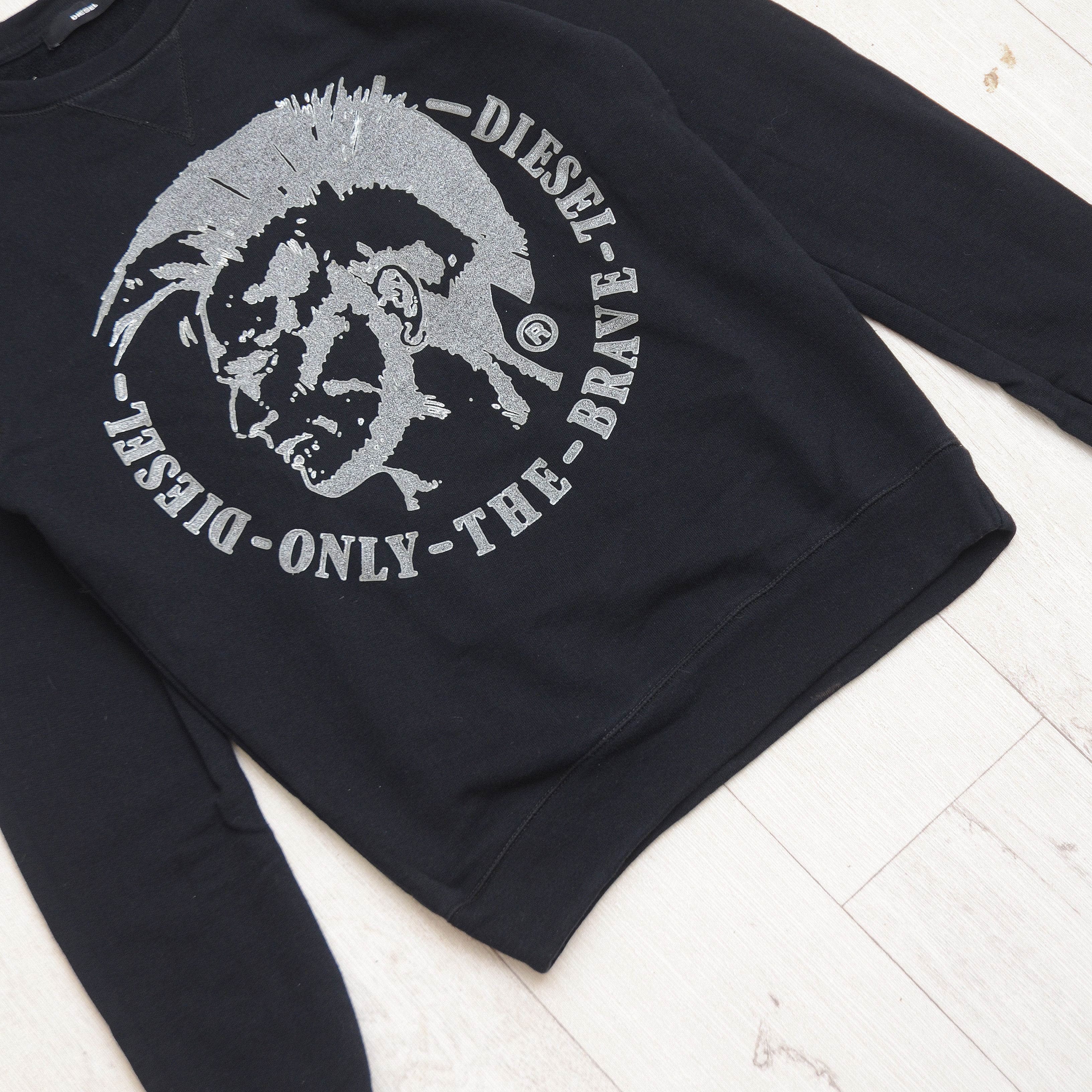 Diesel DIESEL Sweatshirts Size S Crew Neck Pullover Jumper Size S / US 4 / IT 40 - 3 Thumbnail