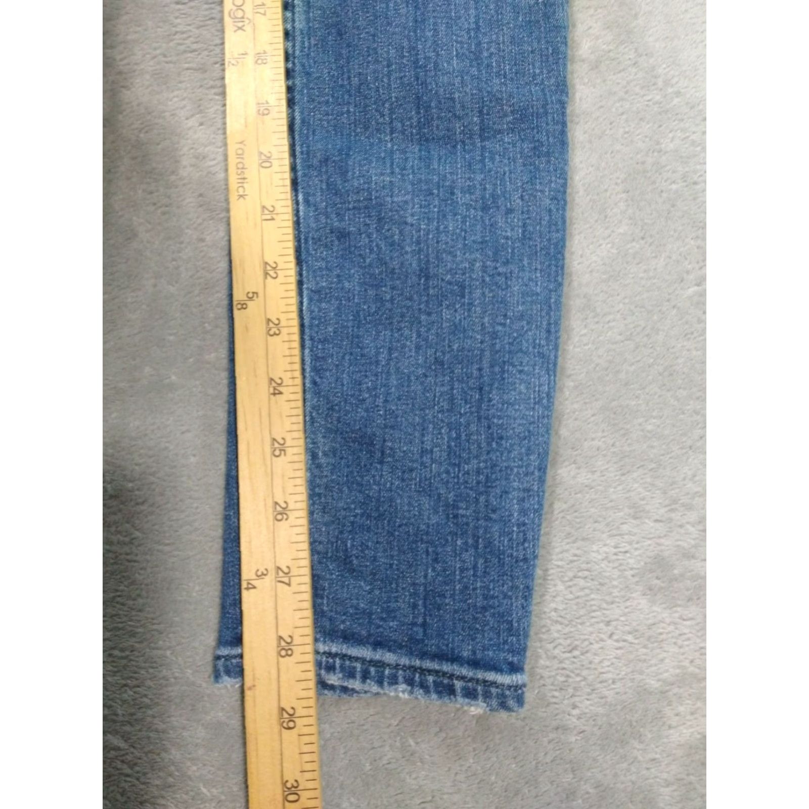 Silver Jeans Co. VINTAGE Silver Jeans Co. Jeans - Denim Skinny - 27x29 - Blue - Mid Rise Stretch - 5 Pocket - Women Size 27" / US 4 / IT 40 - 5 Thumbnail