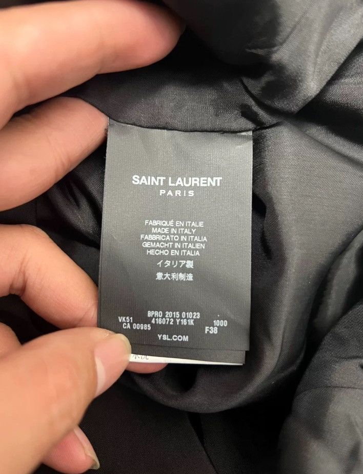 Saint Laurent Paris × Yves Saint Laurent Saint Laurent SLP genuine tassel silk jacket 2412-Nextarrow Size S / US 4 / IT 40 - 5 Thumbnail