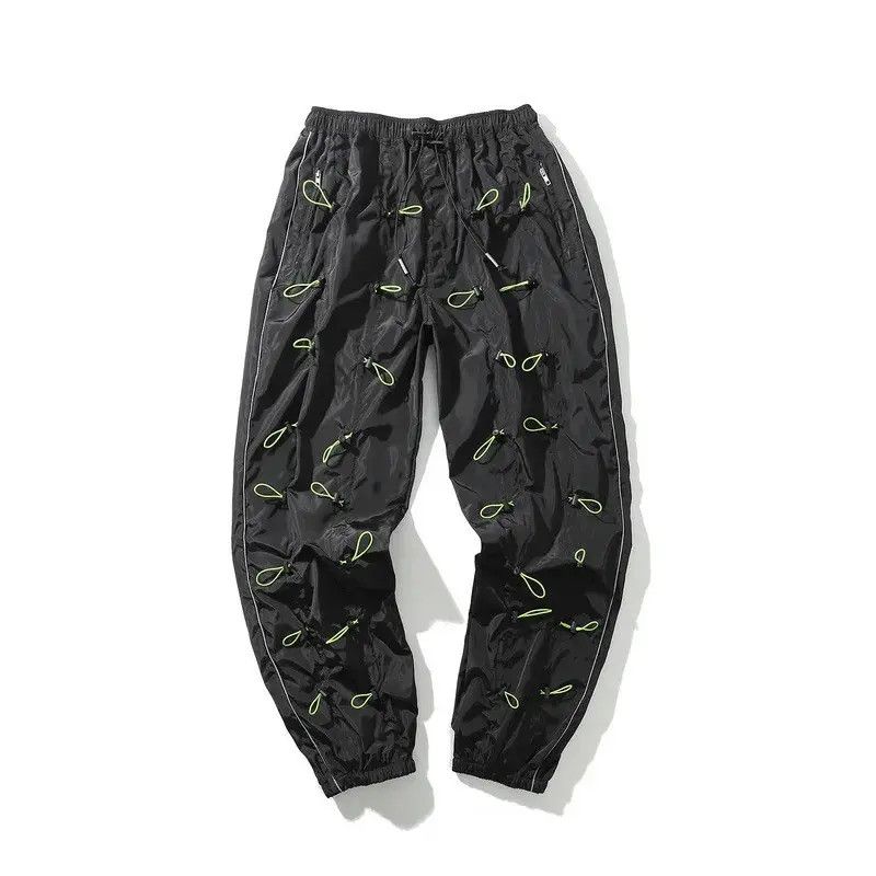 Japanese Brand Bungee Cord Black Pants Sweatpants Joggers Size US 32 / EU 48 - 1 Thumbnail