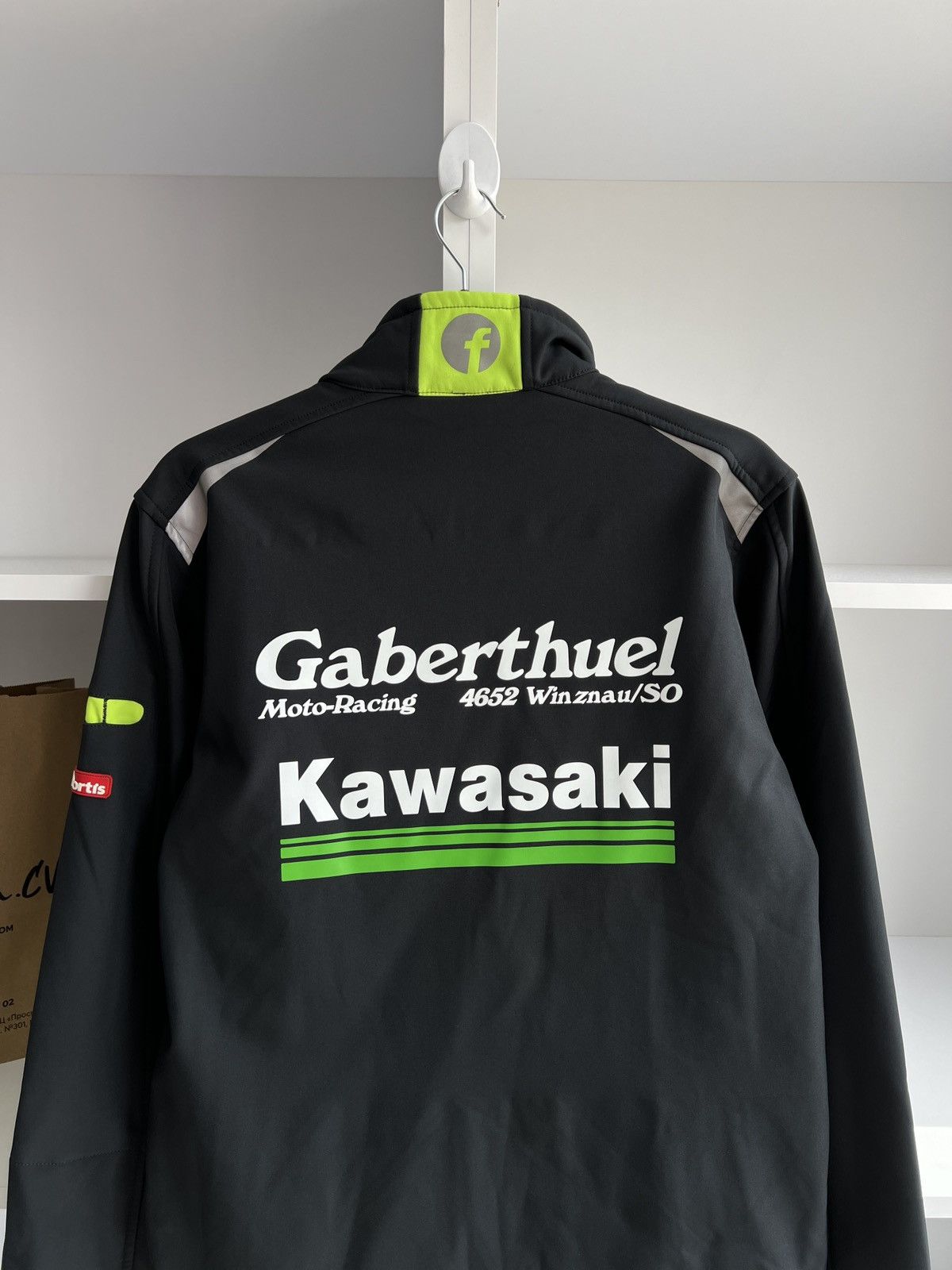 Vintage Vintage Kawasaki Softshell Racing Jacket Size US S / EU 44-46 / 1 - 14 Thumbnail