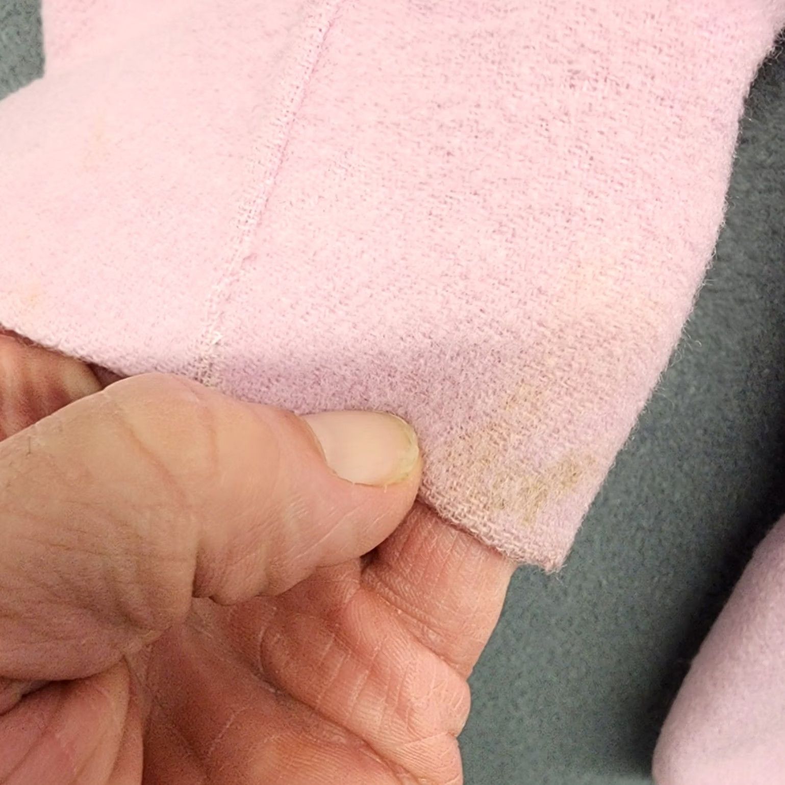 Pinko VINTAGE Valerie Stevens Pea Coat Womens M Wool Angora Cashmere Pink Flaw Size M / US 6-8 / IT 42-44 - 7 Thumbnail