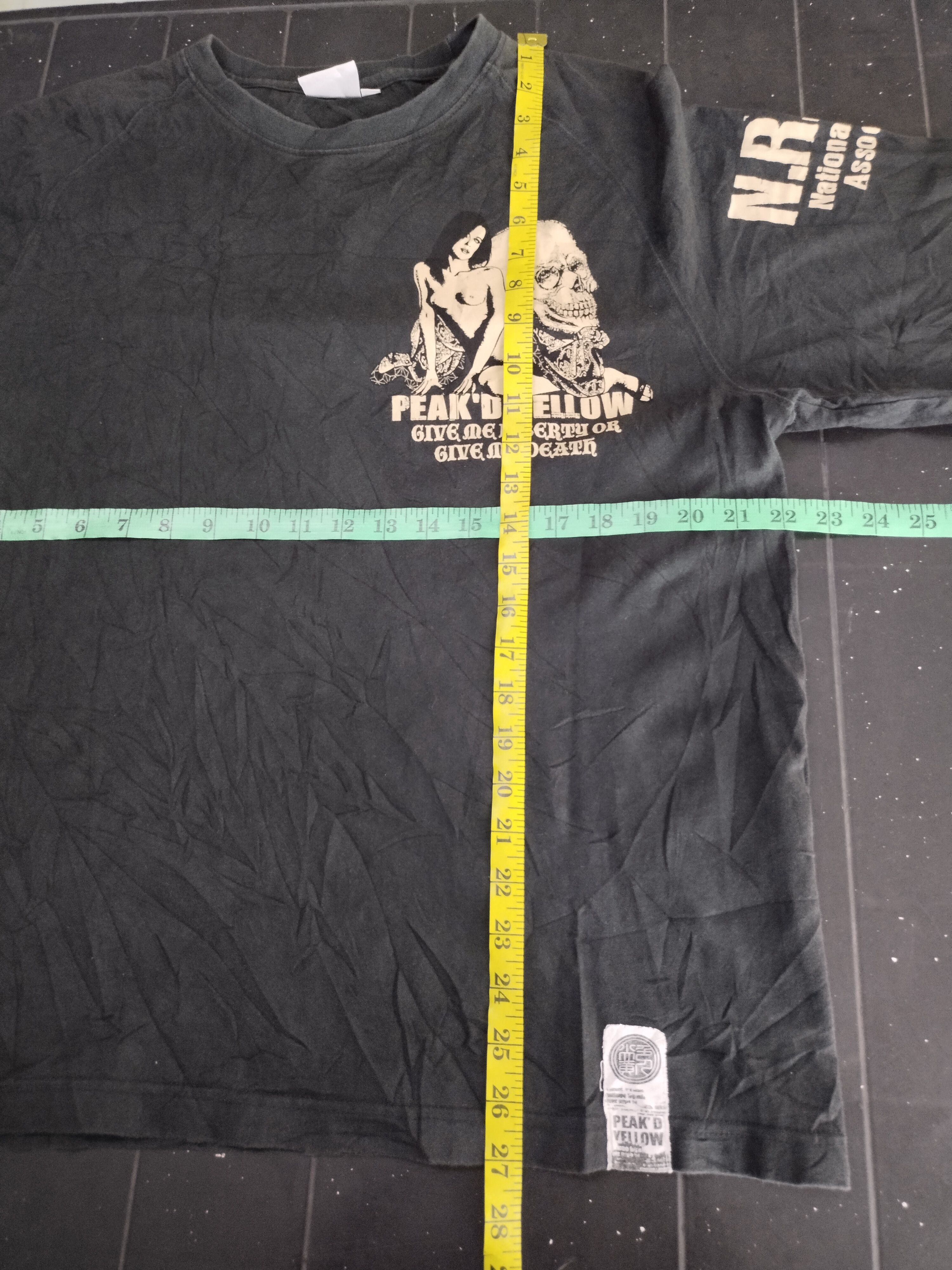 Japanese Brand Ted Company NRRA Peak'D Yellow Long Sleeve Tee Size US M / EU 48-50 / 2 - 17 Thumbnail