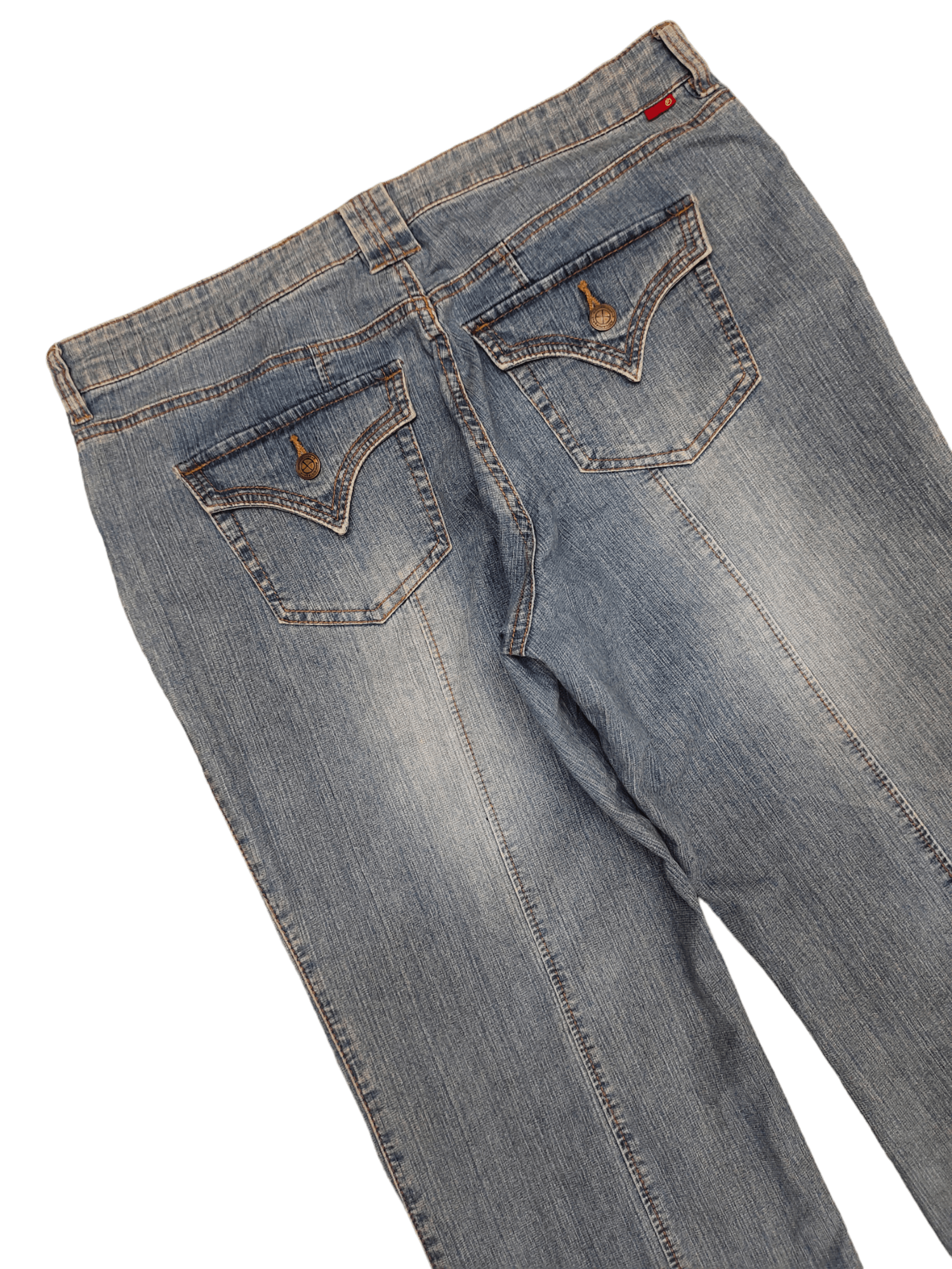 If Six Was Nine Flare Baggy Advantage Bondage Denim Bootcut Wide Leg Y2k Size US 34 / EU 50 - 13 Thumbnail