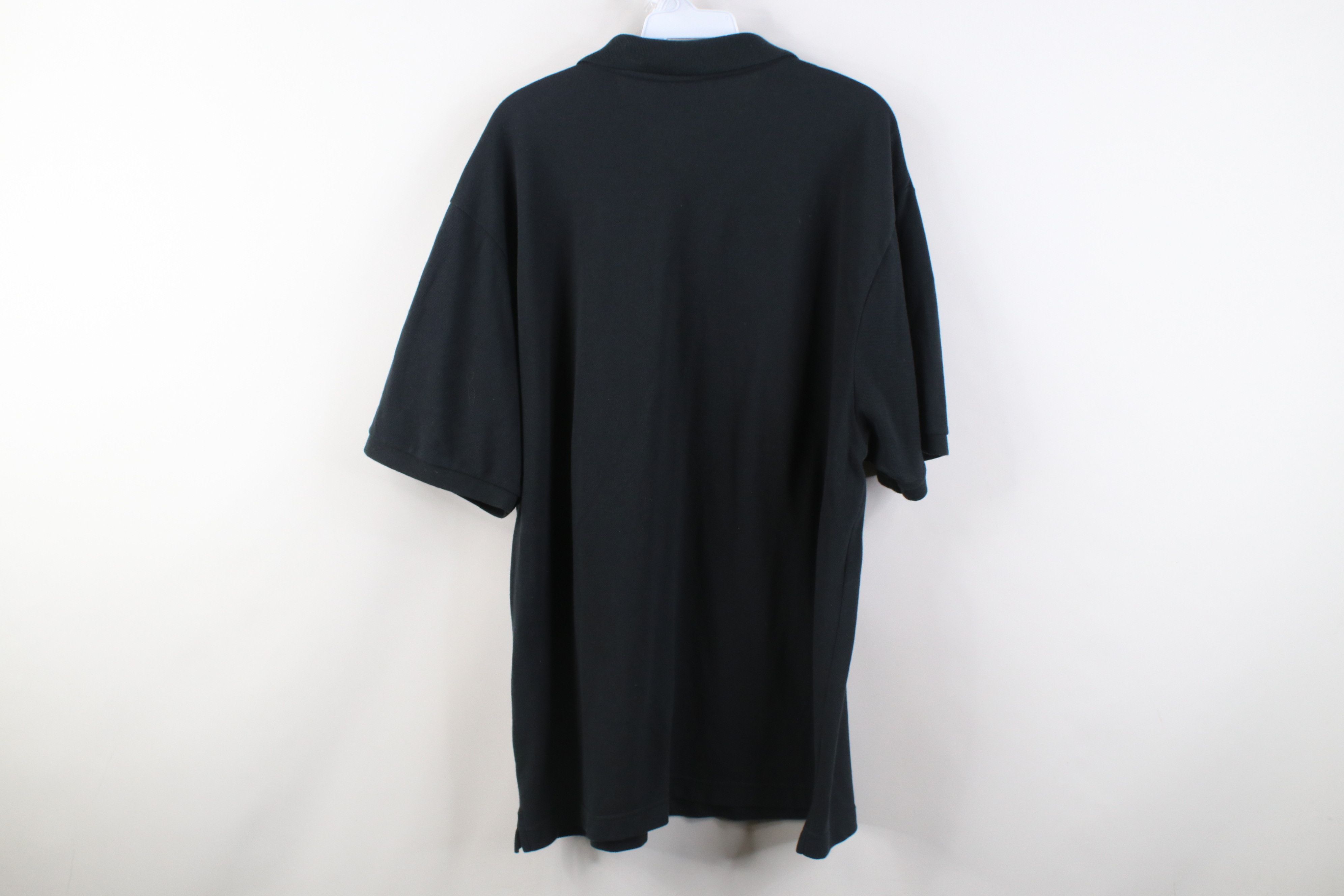 Vintage Vintage 90s Streetwear Pique Knit Golf Polo Shirt Black Size US XL / EU 56 / 4 - 11 Thumbnail
