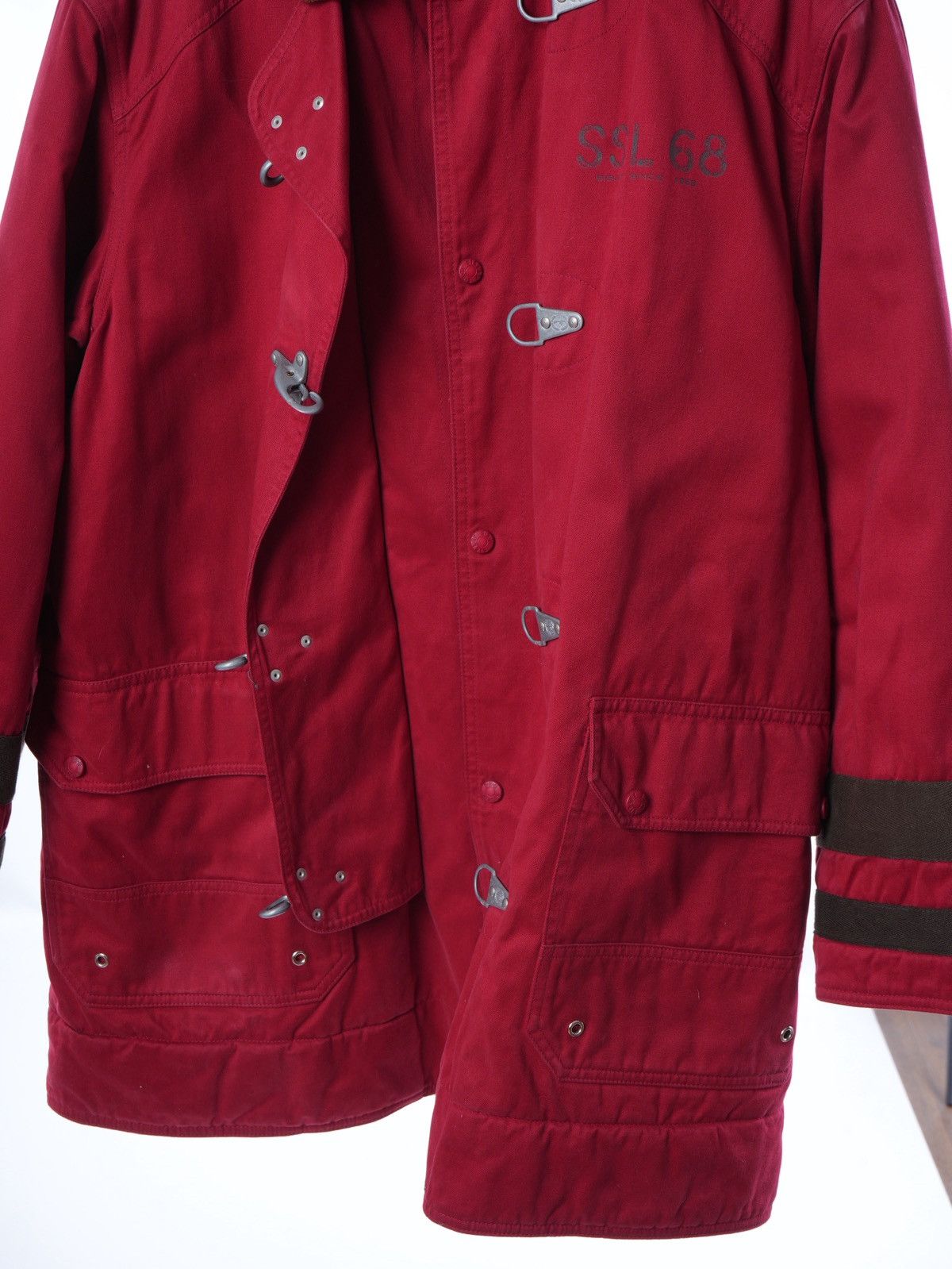 Sisley RARE Vintage Sisley Military Fireman Heavy Coat Size US M / EU 48-50 / 2 - 9 Thumbnail