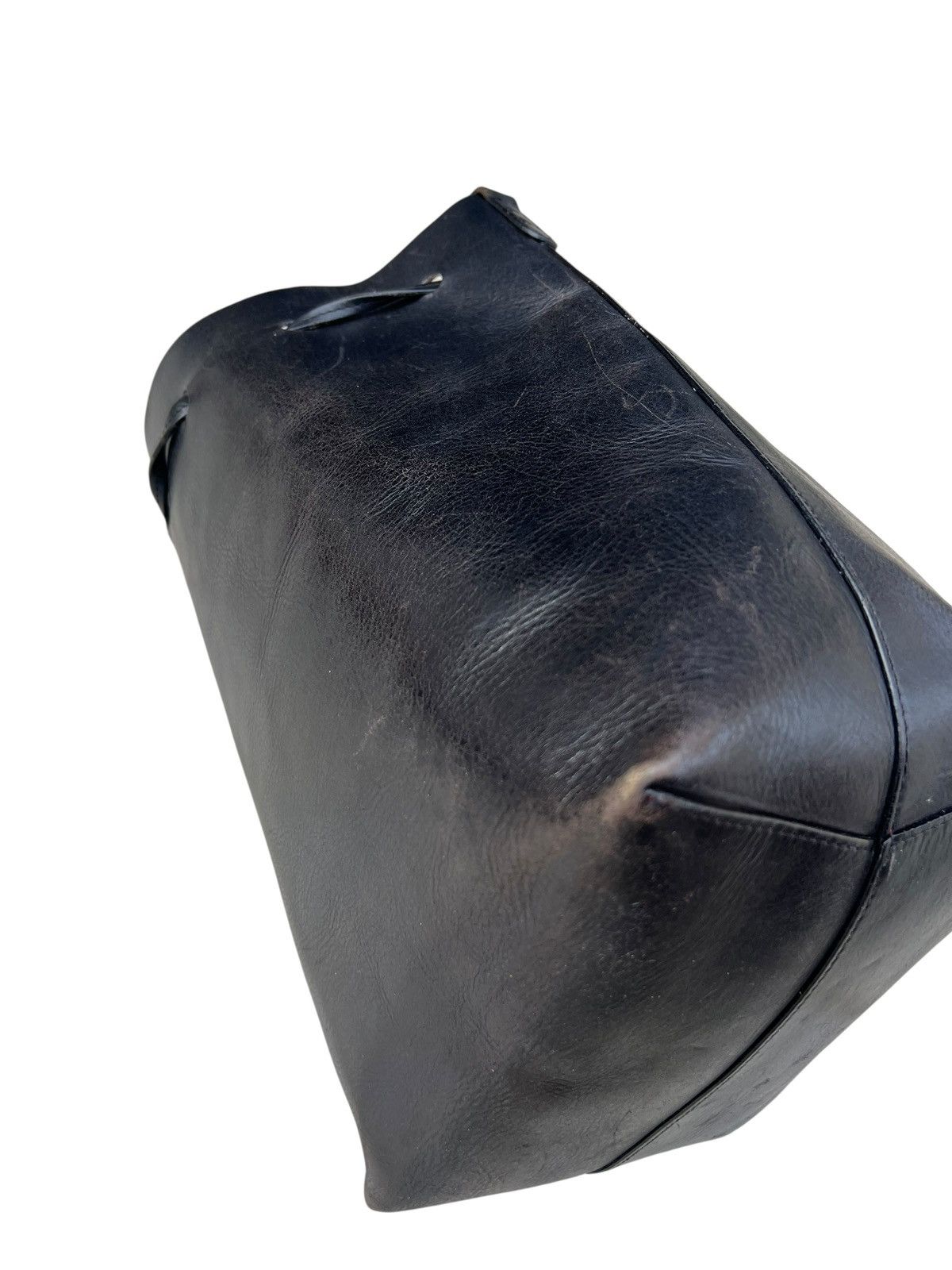 Mansur Gavriel Distressed Patina Black Leather Mansur Gavriel Sling Bag Size ONE SIZE - 13 Thumbnail