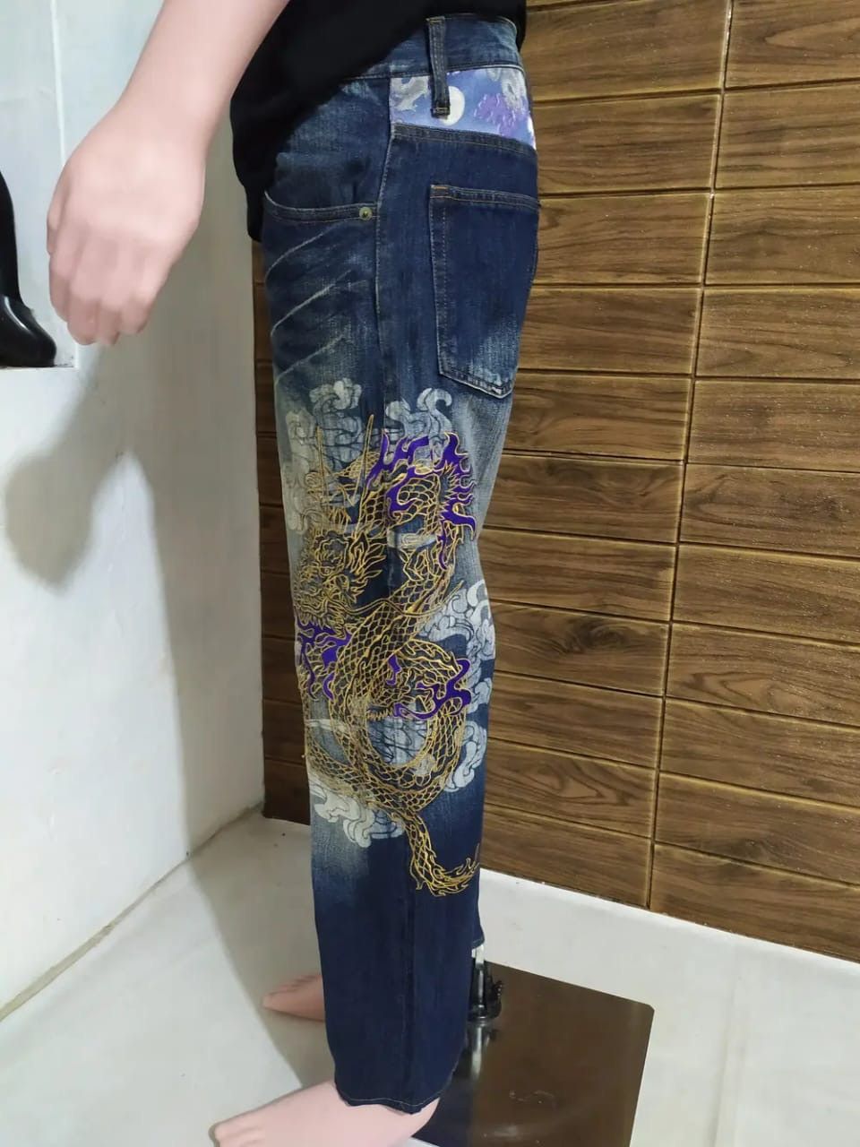 Japanese Brand Japanese Embroidery Dragon Denim Size US 30 / EU 46 - 12 Thumbnail