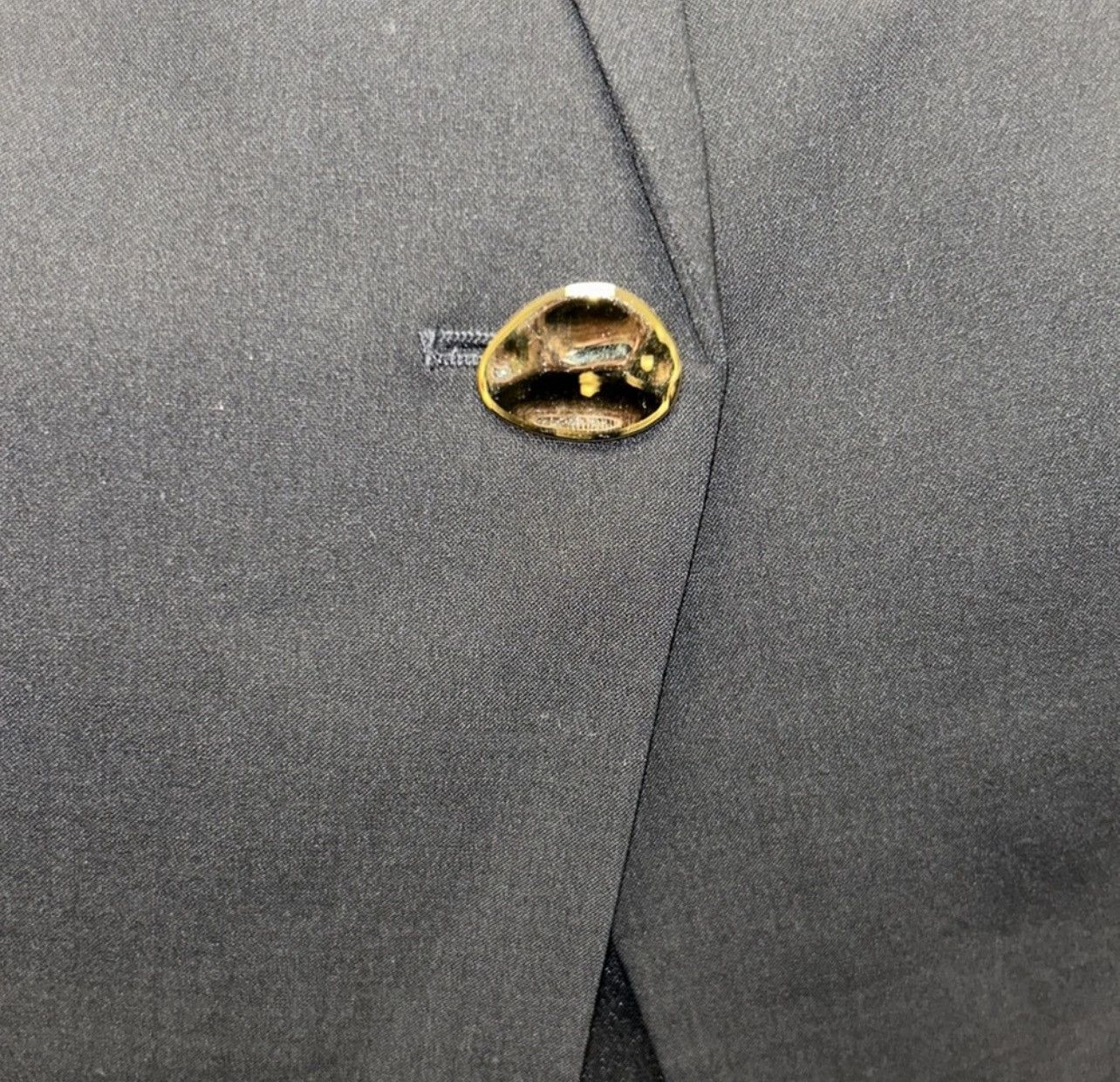 St. John St. John Wool Black and Gold Blazer Jacket Size 4 $1,495 Size S / US 4 / IT 40 - 4 Thumbnail