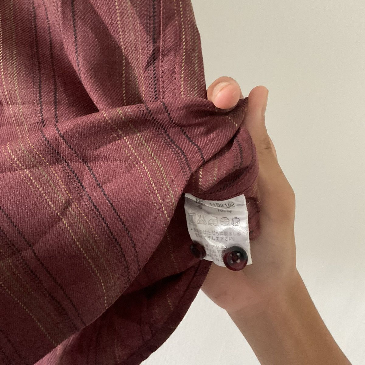 Kansai Yamamoto Vintage 00s Kansai Yamamoto Button Up Shirt Stripe Size US M / EU 48-50 / 2 - 5 Thumbnail