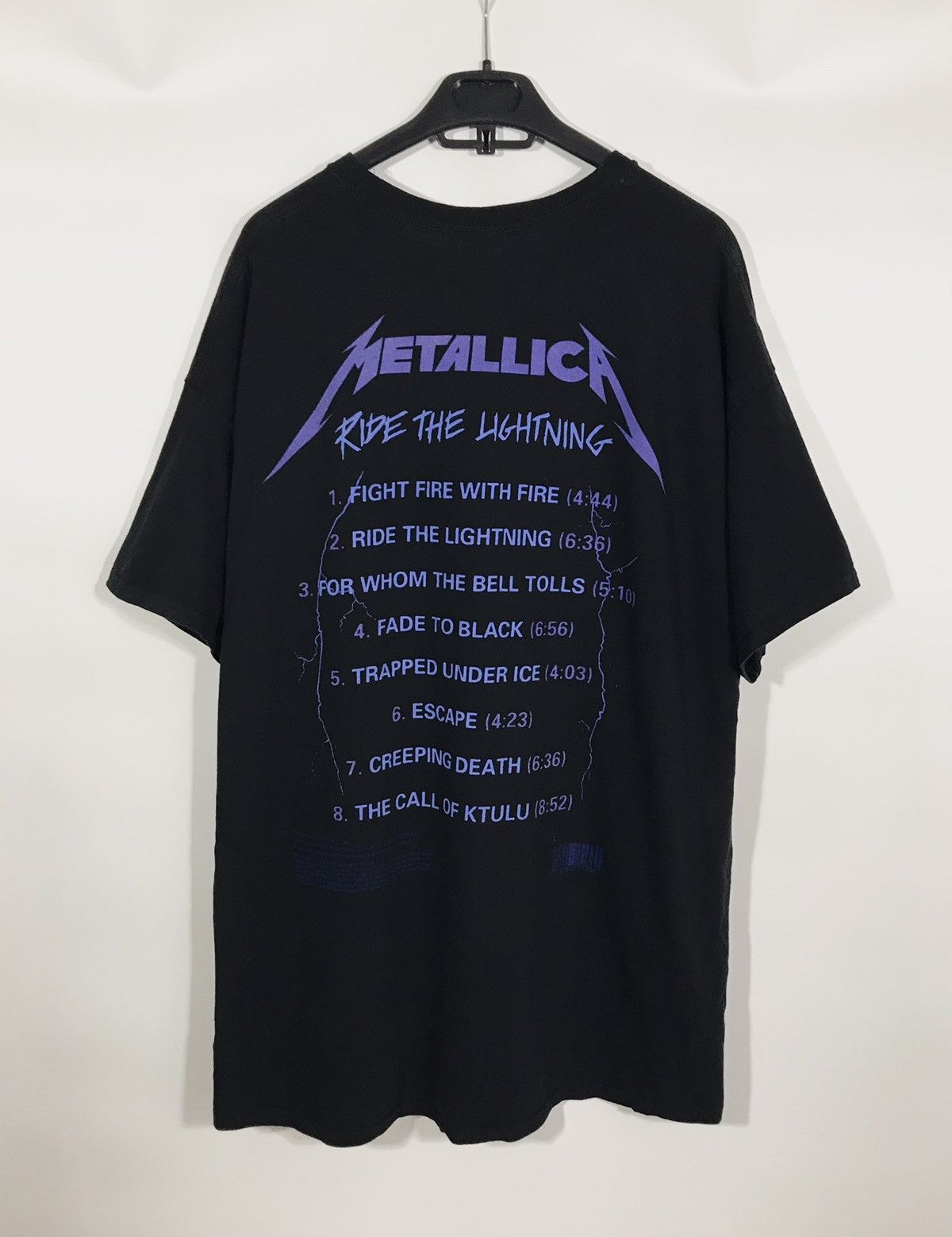 Band Tees Metallica Ride The Lightning 2017 T-Shirt Sz 2XL Size US XXL / EU 58 / 5 - 2 Thumbnail