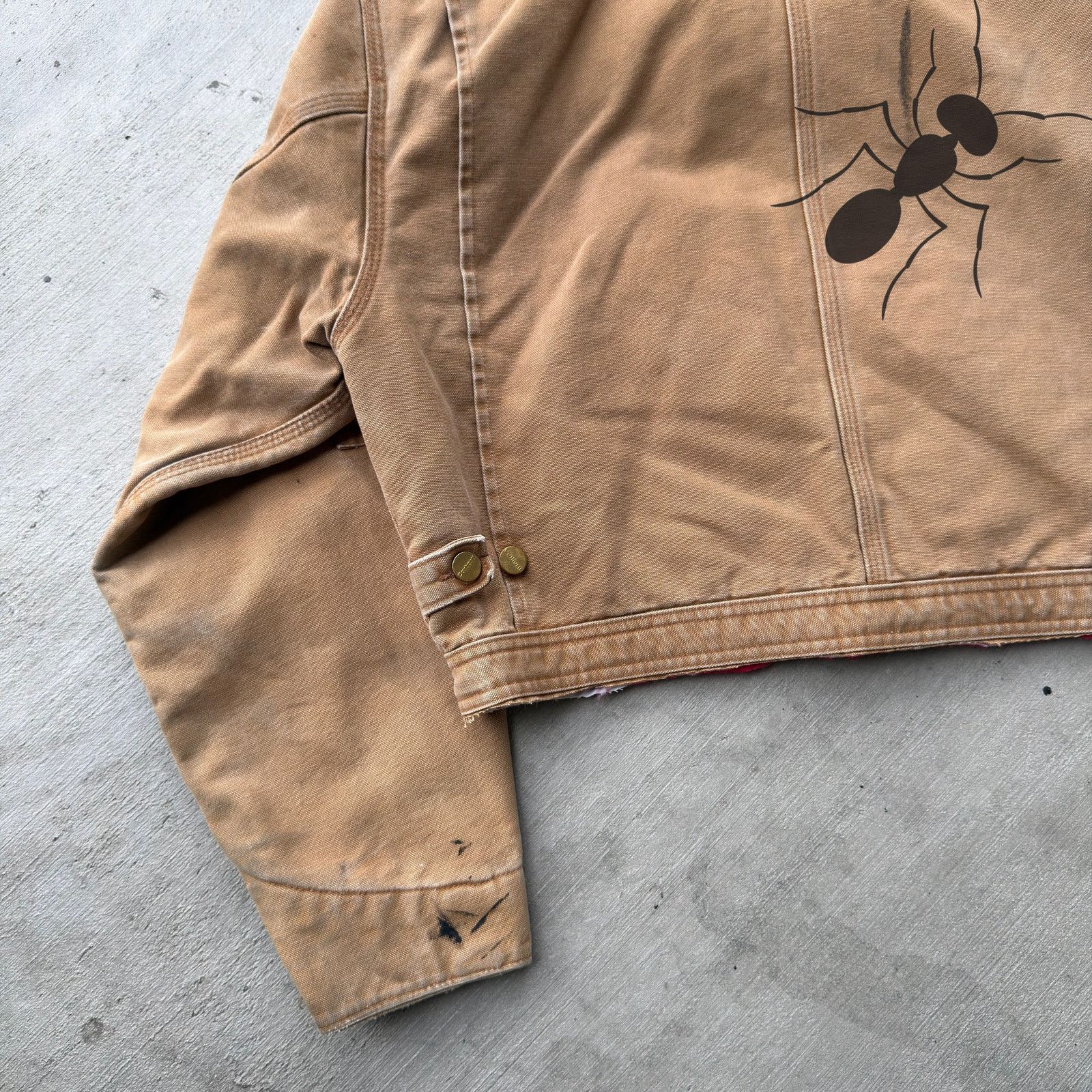 Carhartt × Vintage Carhartt brown cropped Detroit style work wear jacket Size US M / EU 48-50 / 2 - 7 Thumbnail