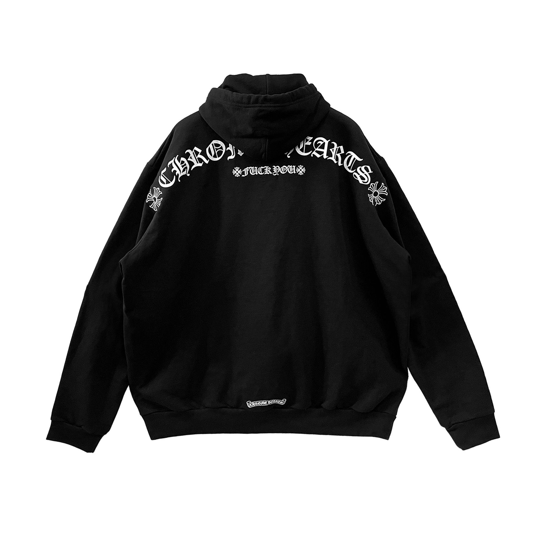 Chrome Hearts Chrome Hearts F U T Bar Logo Black Pullover Hoodie Size US XXL / EU 58 / 5 - 1 Thumbnail