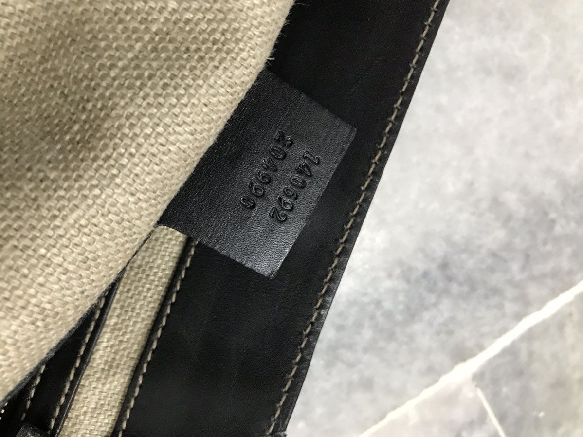 Gucci Vintage Gucci Tote Bag Canvas Black Leather Size ONE SIZE - 11 Thumbnail