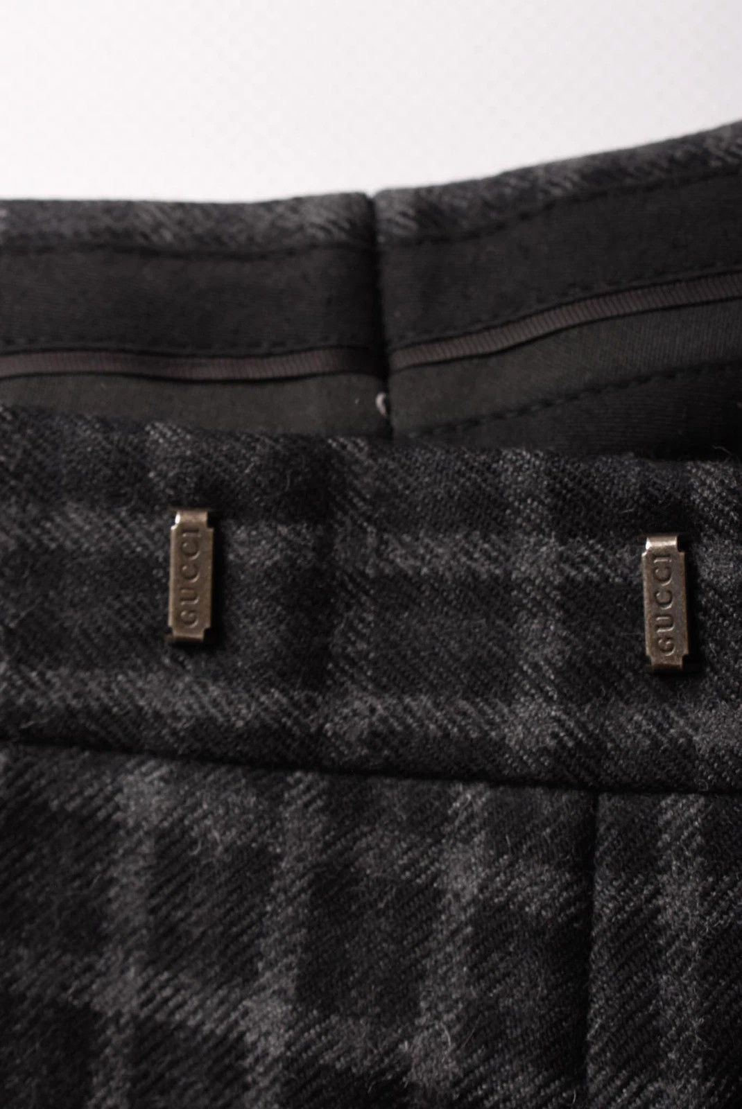 Gucci Gucci Plaid Check Wool Tailored Trousers Pants Size W33 L32 Size US 32 / EU 48 - 3 Thumbnail