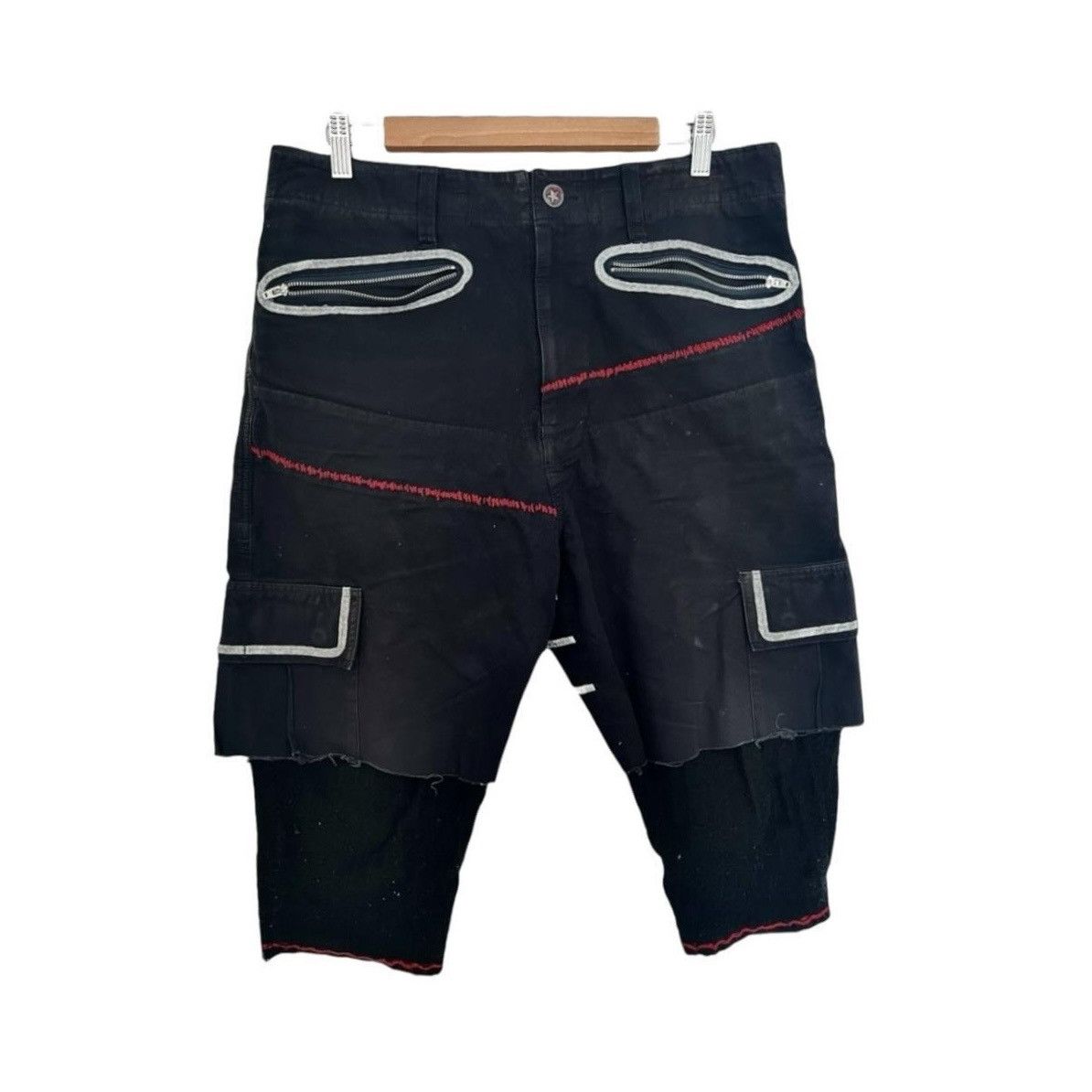 Japanese Brand Lumr layered cargo shorts Size US 34 / EU 50 - 1 Thumbnail
