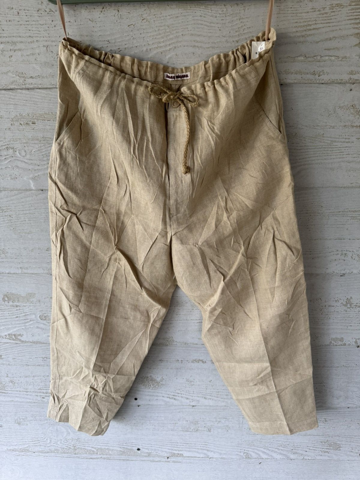 Issey Miyake 🔥Rare🔥Vintage Issey Miyake 80s Cropped Pants Japan Size US 36 / EU 52 - 1 Thumbnail