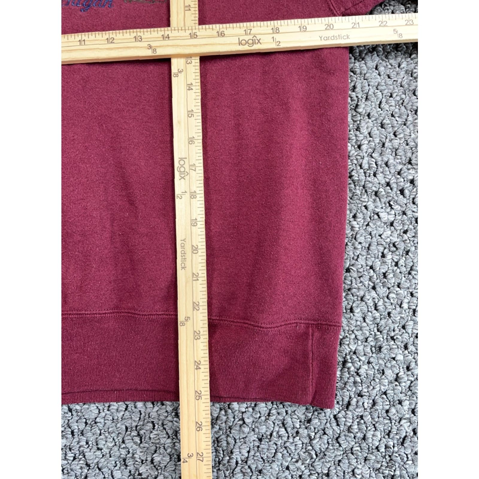 Jansport VTG Jansport Howell Michigan Sweatshirt Adult Large Dark Red Embroidered 50/50 Size US L / EU 52-54 / 3 - 7 Thumbnail