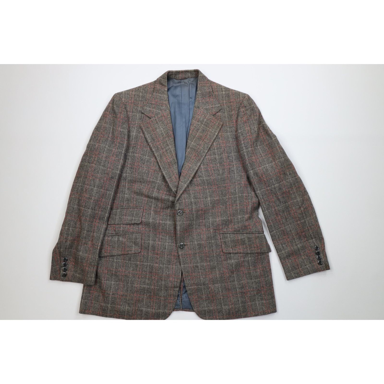 Pierre Cardin Vintage 70s Pierre Cardin 3 Piece Wool Tweed Suit Wedding Size 44R - 2 Thumbnail