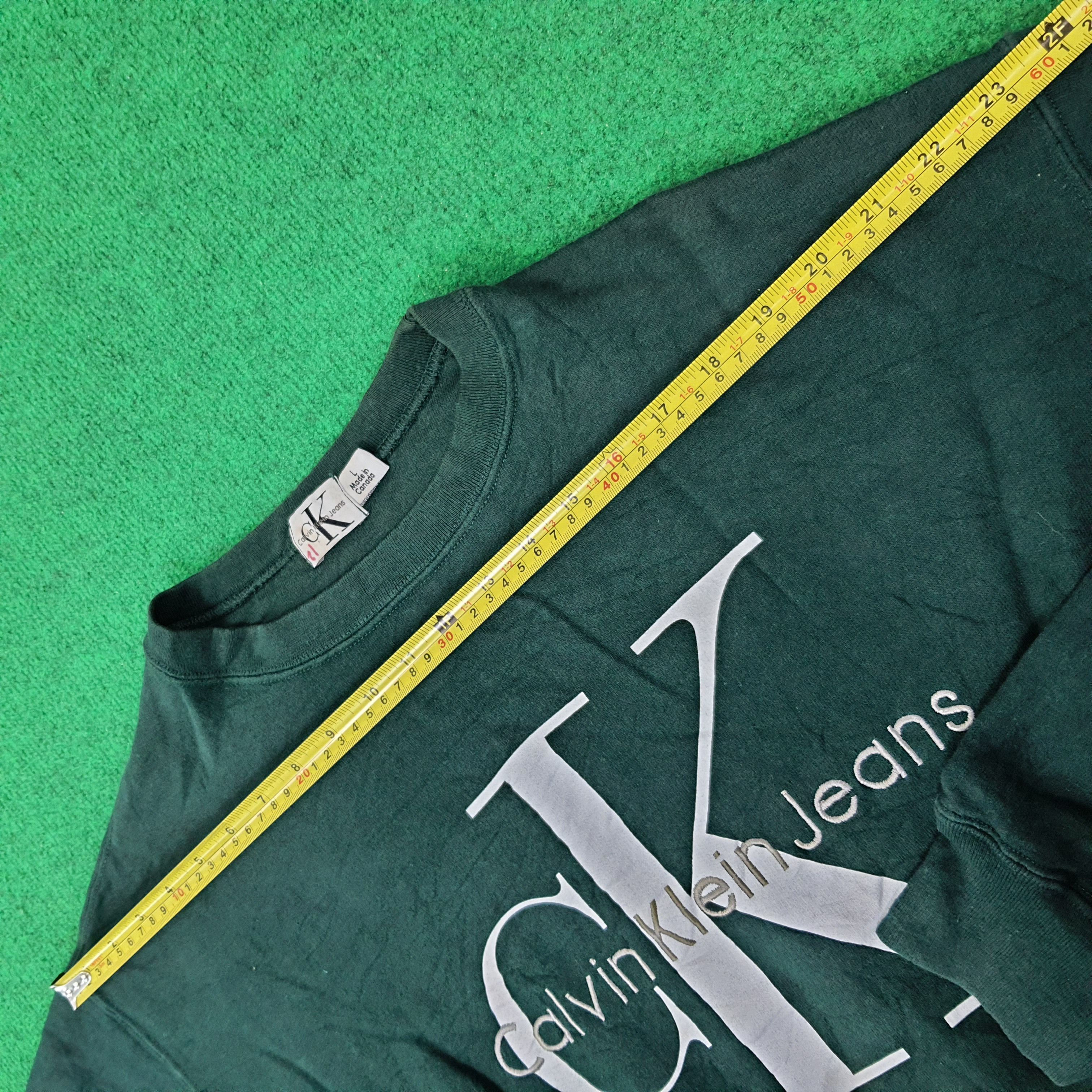 Calvin Klein Vintage Calvin Klein Embroidery Sweatshirt C263N4 Size US XL / EU 56 / 4 - 8 Thumbnail