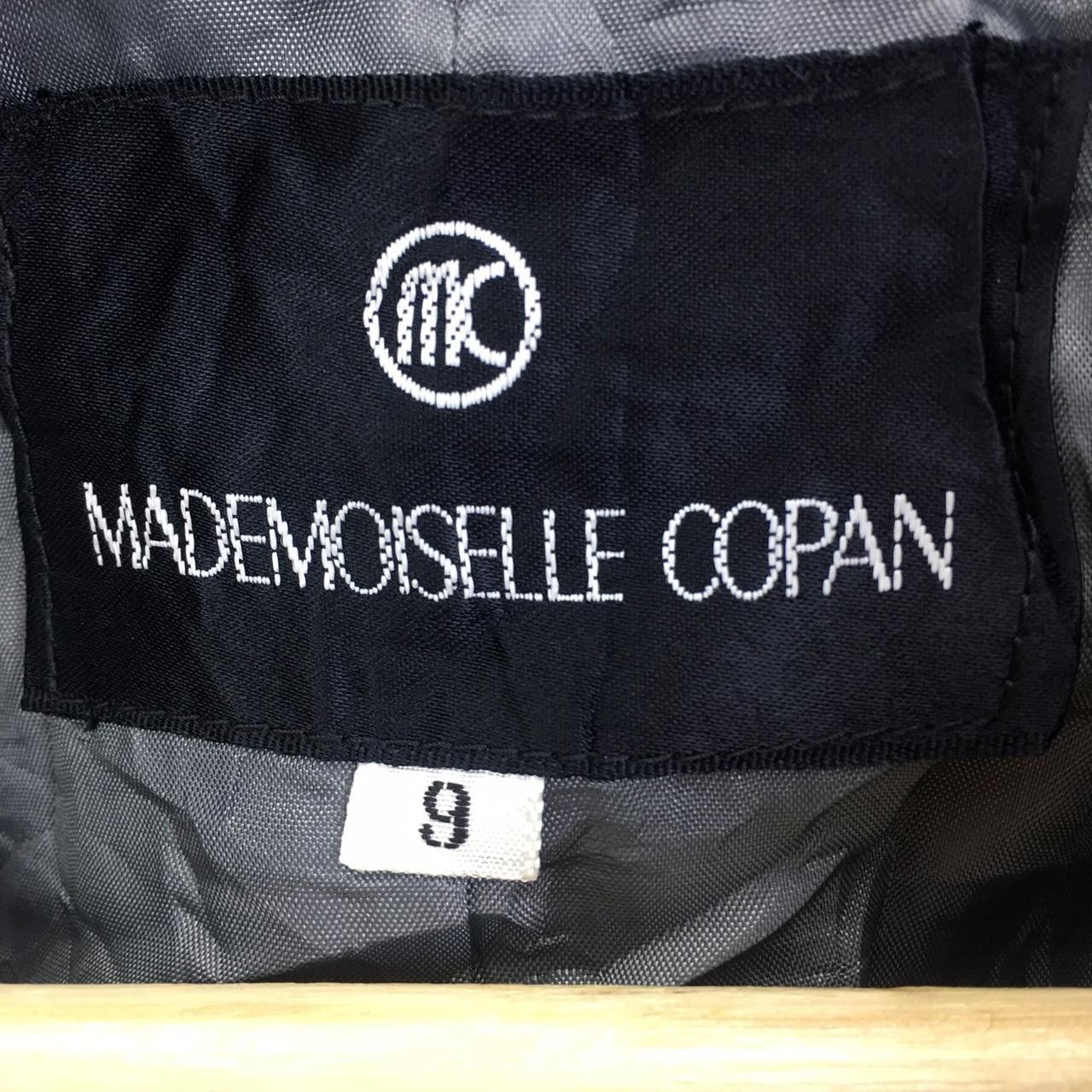 Vintage Vtg MADEMOISELLE COPAN PARIS Grey Jacket Blouse Size XS / US 0-2 / IT 36-38 - 3 Thumbnail