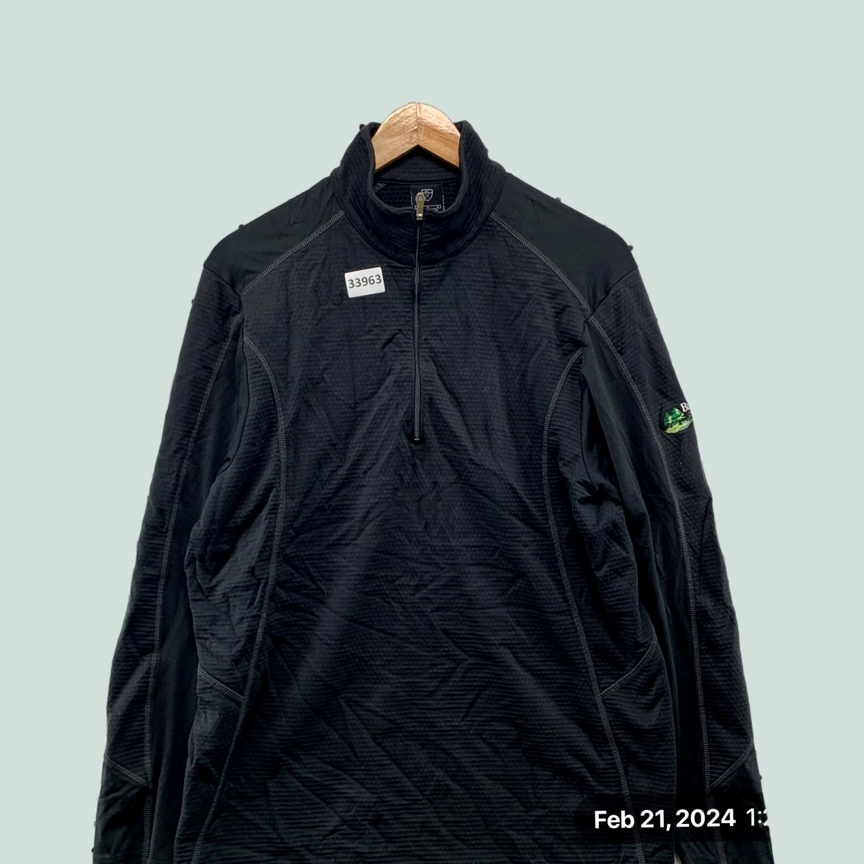 Nike Nike Golf 1/4 Zip Pullover Sweatshirt Mens Large Gray BlackBerry Oaks GC Size L / US 10 / IT 46 - 1 Thumbnail