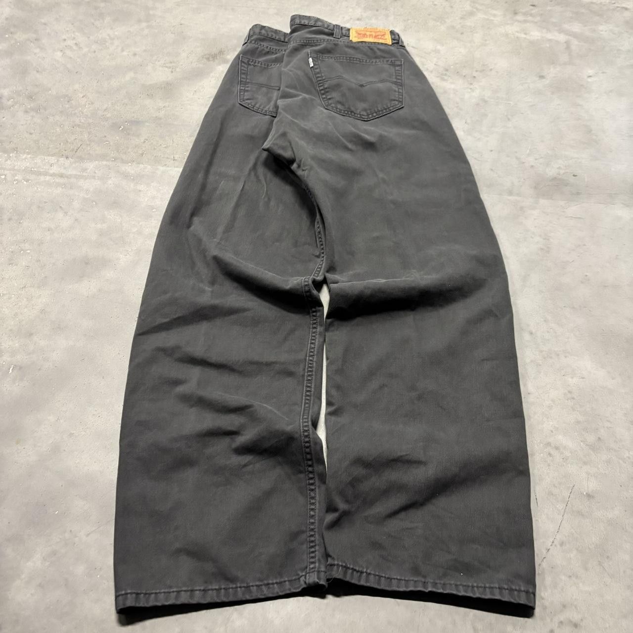 Levi's × Vintage Crazy Vintage Y2K/2000s Dark Grey Levis Streetwear Denim Jeans! Size US 38 / EU 54 - 4 Thumbnail
