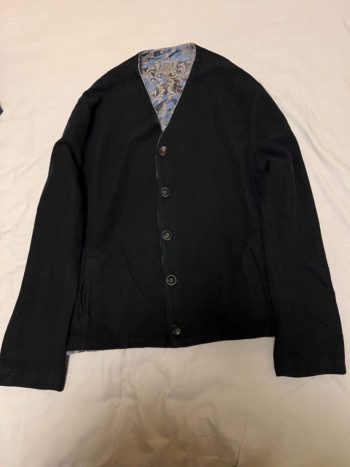 Geoffrey B. Small Geoffrey.B.SMALL Collarless Blazer Size US M / EU 48-50 / 2 - 1 Thumbnail