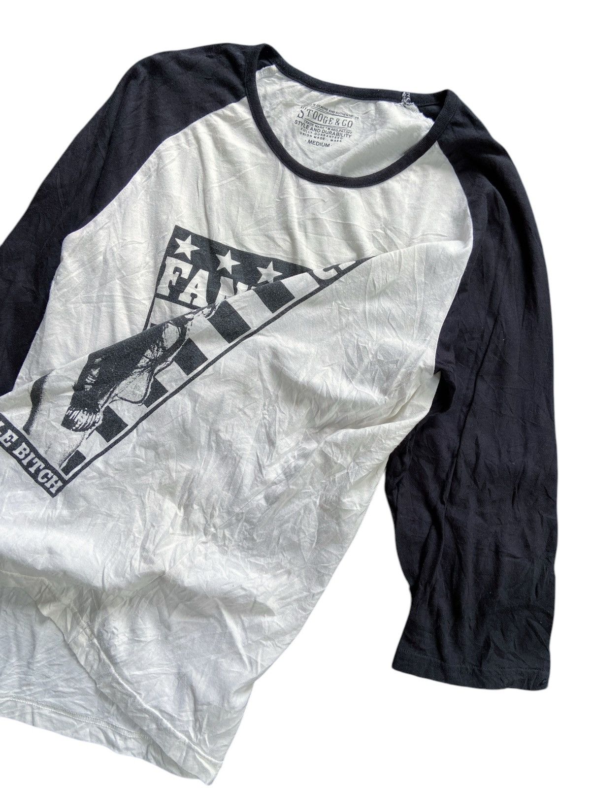 Japanese Brand STOOGE AND CO RAGLAN LONG SLEEVE Size US M / EU 48-50 / 2 - 4 Thumbnail