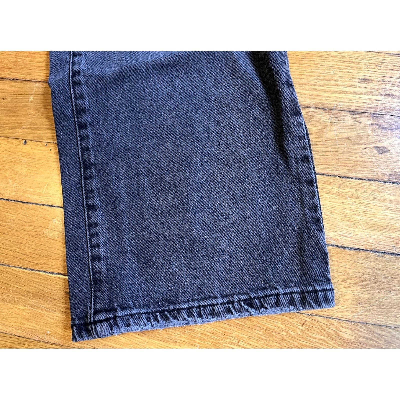 Garage Garage Denim Jeans Women's 00 Grey Wide Leg Distressed Size 24" / US 00 / IT 34 - 3 Thumbnail