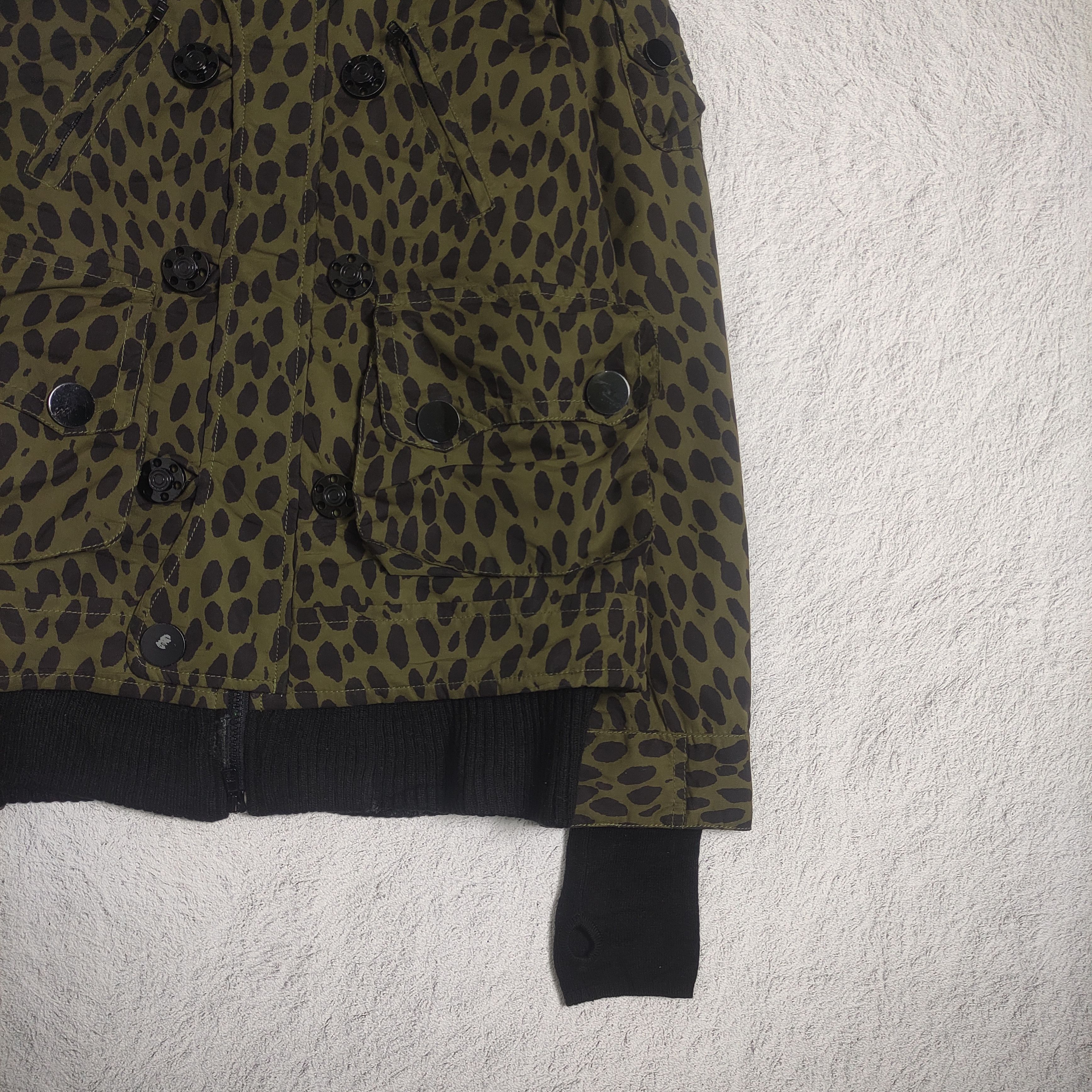 If Six Was Nine × KMRii × Le Grande Bleu (L.G.B.) Sly Fur Raccoon Jacket Loepard Japanese Brand Size US M / EU 48-50 / 2 - 3 Thumbnail