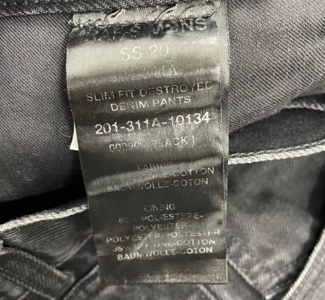 Raf Simons RafSimons 19AW 20SS Black Double Destroyed Jeans Size US 32 / EU 48 - 5 Thumbnail