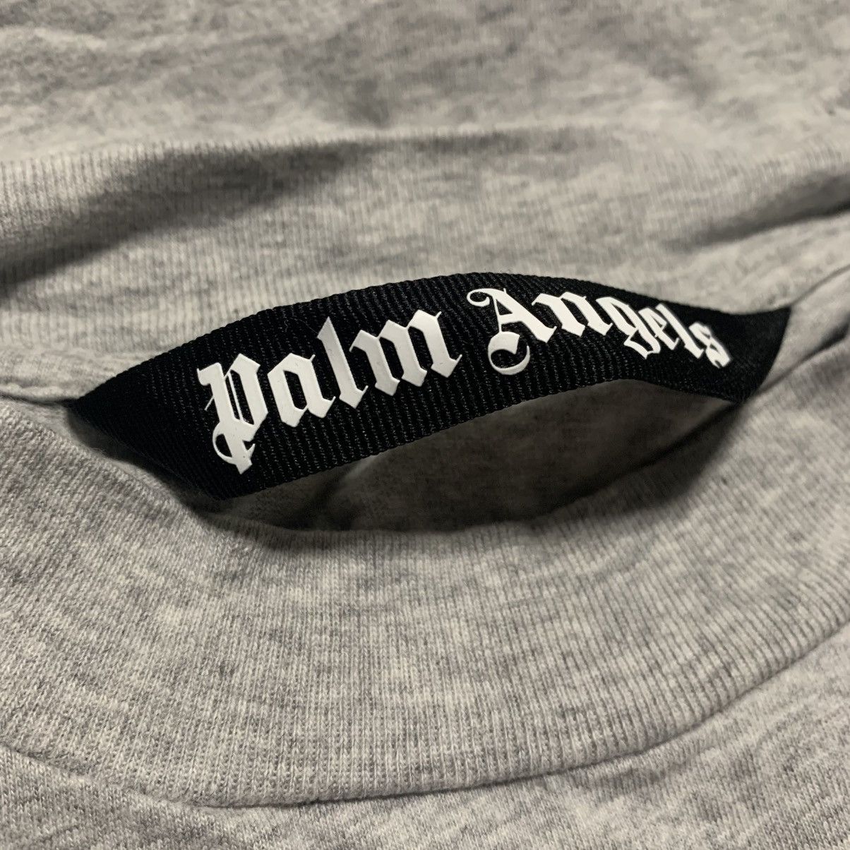 Palm Angels Palm Angels XS Paint Splatter Logo Grey Tee Size US XS / EU 42 / 0 - 4 Thumbnail