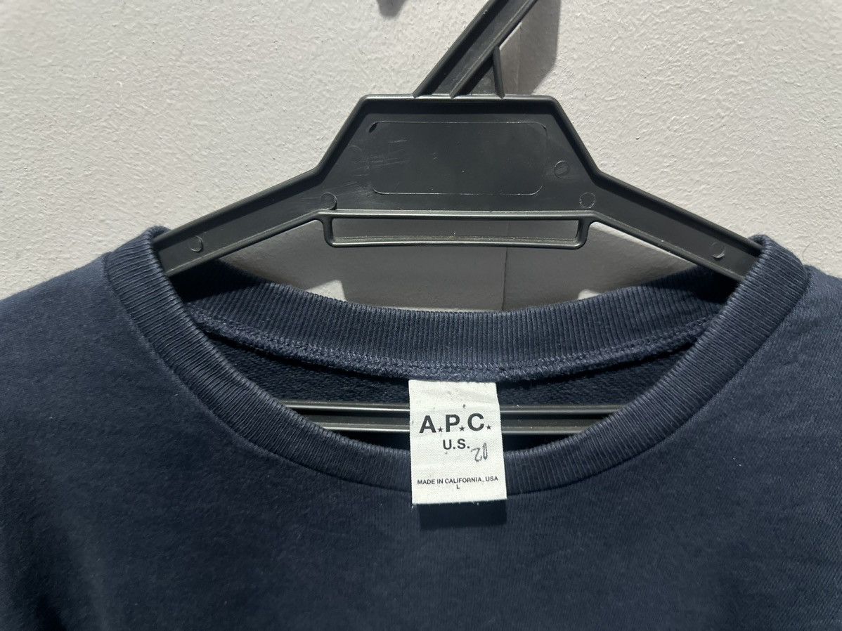 A.P.C. × Vintage Vintage A.P.C Crewneck Sweatshirt Size US L / EU 52-54 / 3 - 8 Thumbnail