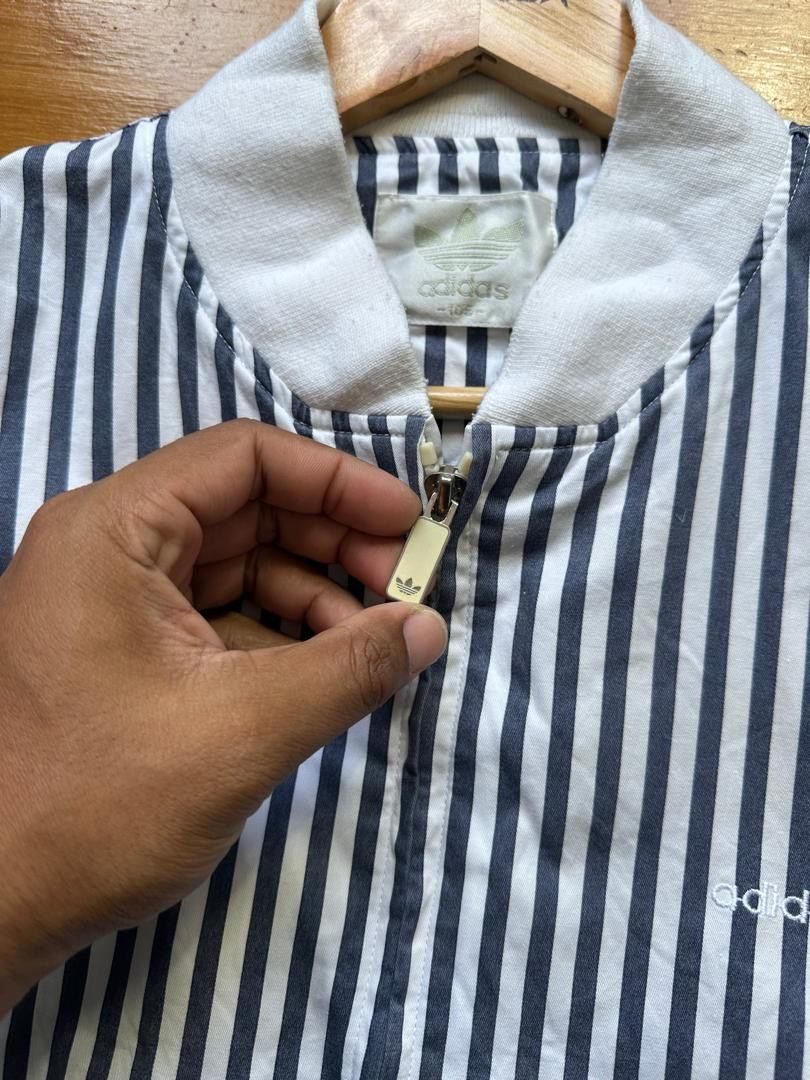 Adidas VINTAGE ADIDAS CANDY STRIPE JACKET Size US L / EU 52-54 / 3 - 4 Thumbnail