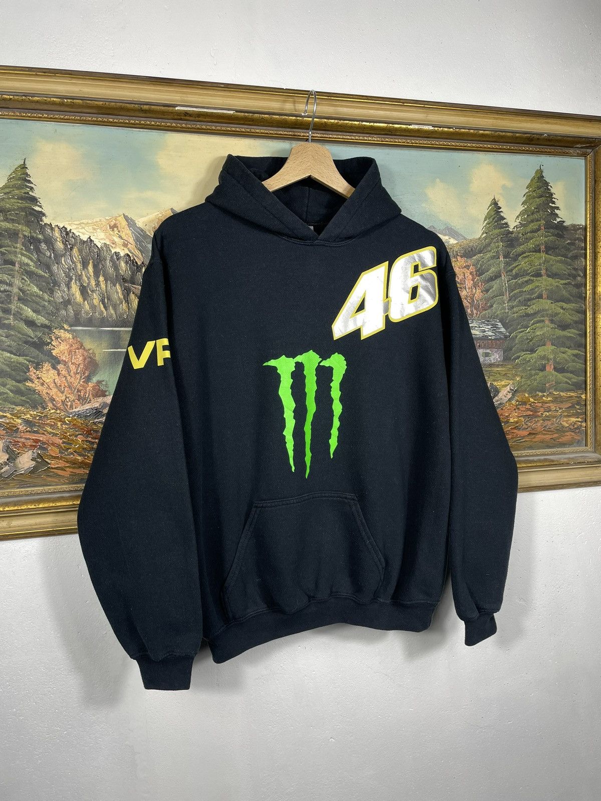 Vintage Monster Energy Drink Black 46 Retro y2k Hoodie Size US S / EU 44-46 / 1 - 3 Thumbnail