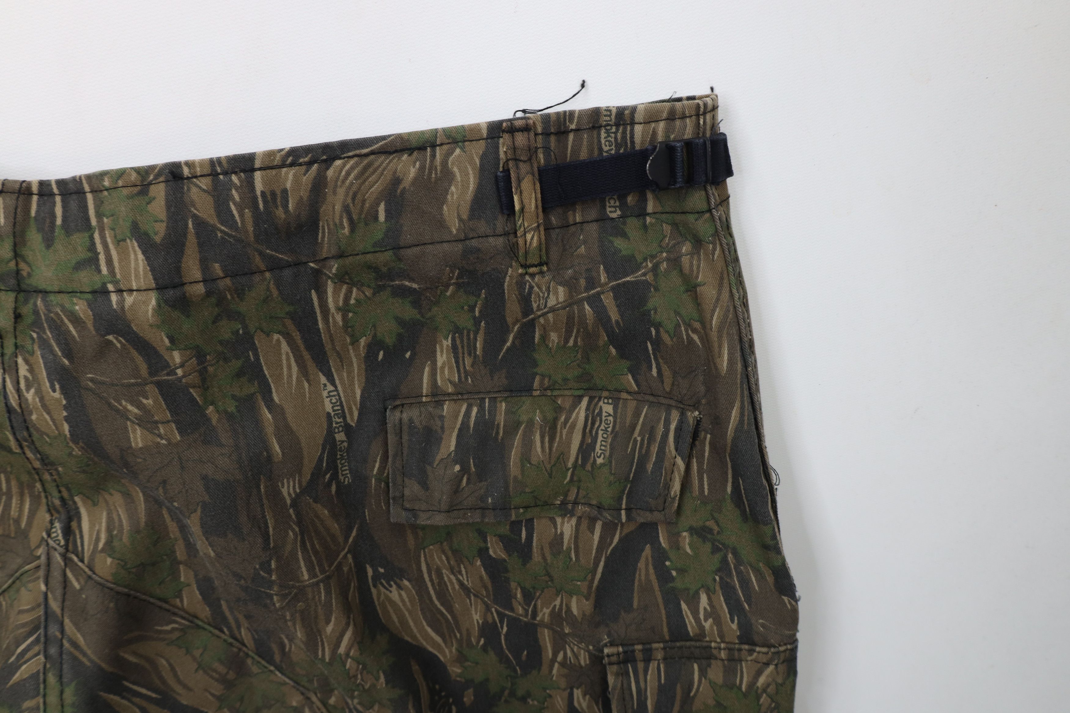Vintage Vintage 90s Smokey Camouflage Wide Leg Cargo Pants USA Size US 40 / EU 56 - 14 Thumbnail