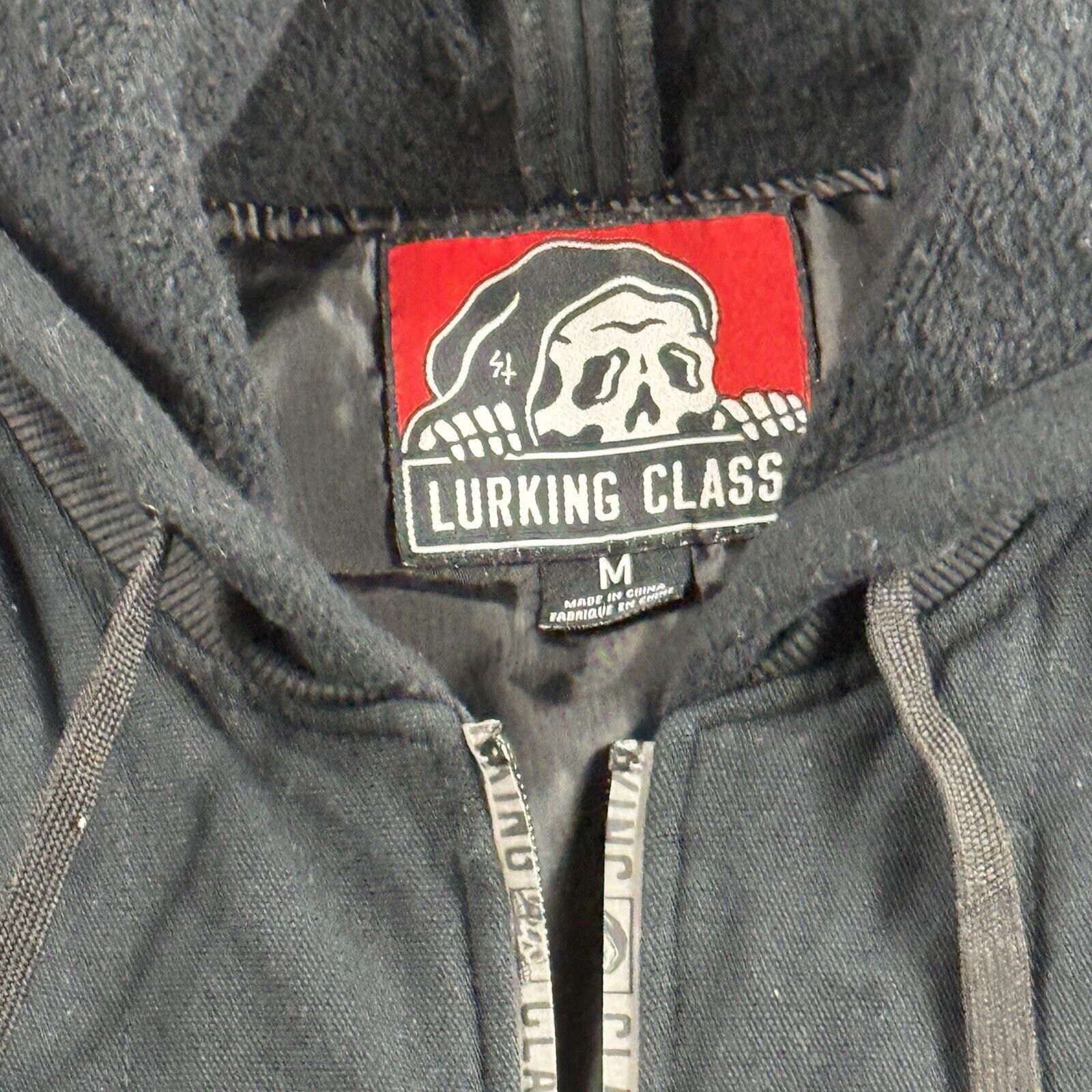 Lurking Class Lurking Class Black Zip Up Mens Heavy Canvas Hoodie Medium Size US M / EU 48-50 / 2 - 5 Thumbnail