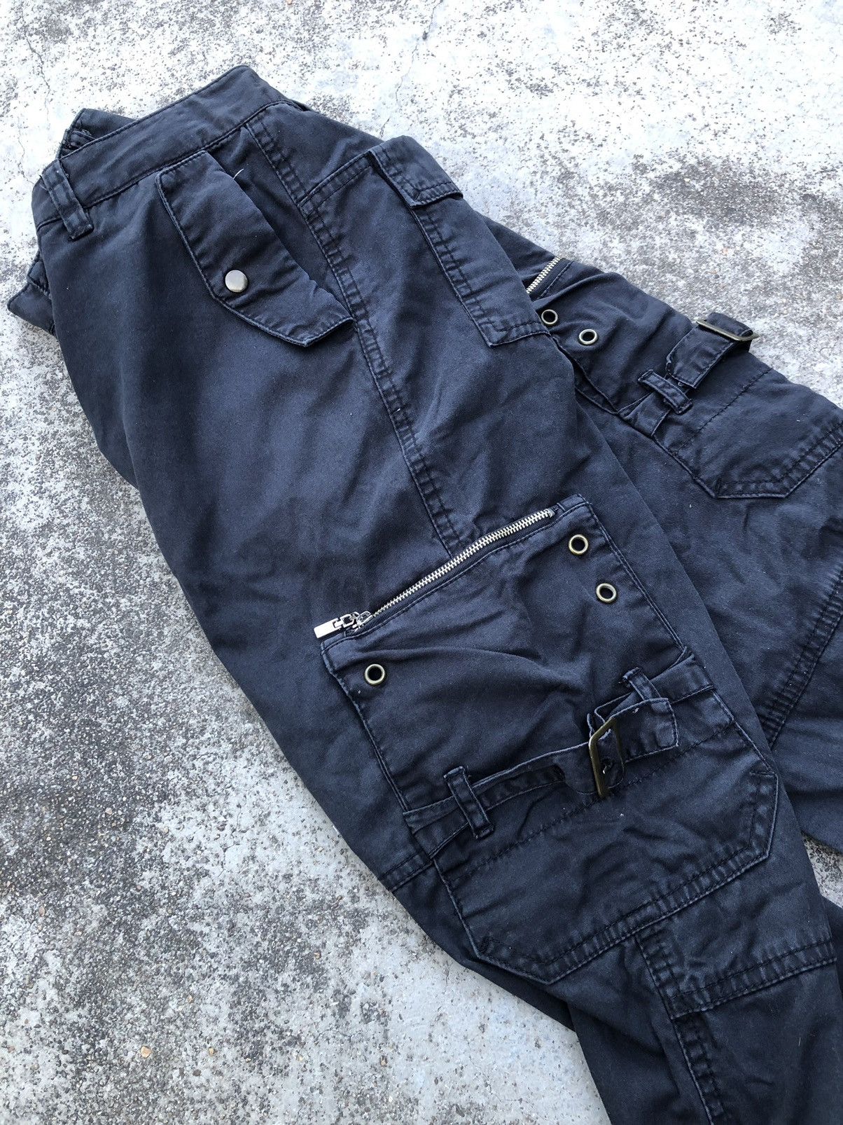Japanese Brand × Seditionaries FLARED⚡️⚡️ZIPPER SIX POCKET COSTUME BY THIS PANT Size US 28 / EU 44 - 8 Thumbnail
