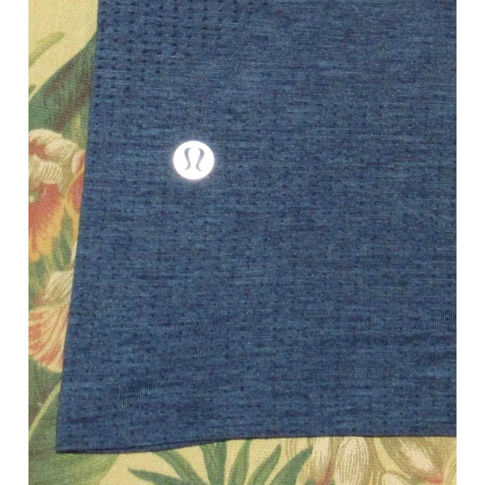 Lululemon LULULEMON Blue Short Sleeve Metal Vent Tech Polo Shirt XXL Size US XXL / EU 58 / 5 - 3 Thumbnail