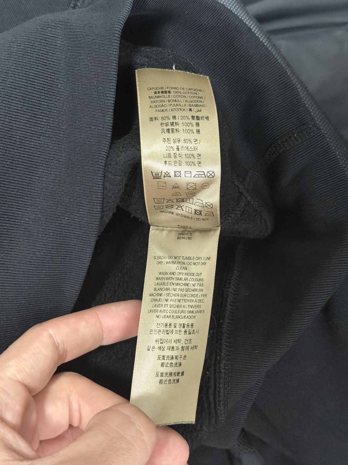 Burberry BURBERRY BLACK CHECKED HOOD HOODIE Size US XL / EU 56 / 4 - 9 Thumbnail